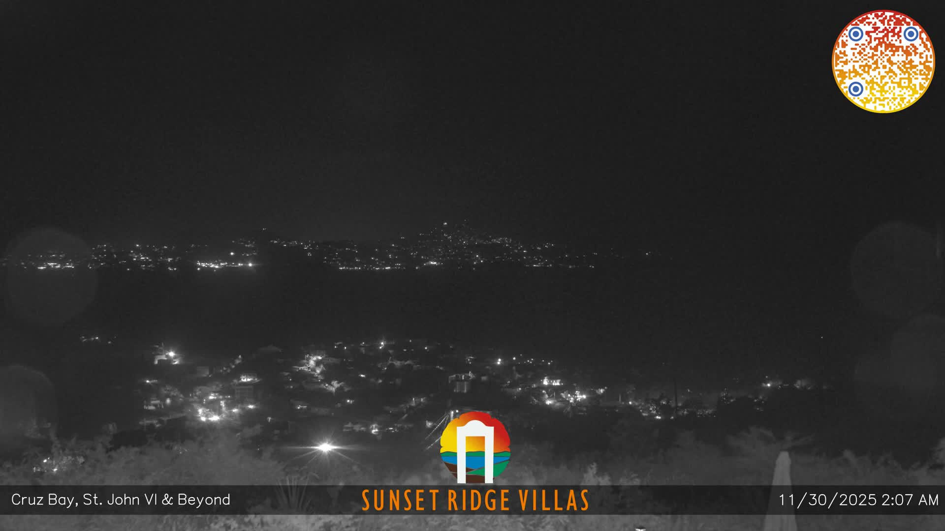 St. John, U.S Virgin Islands Panaromic from Cruz Bay Hills Live Cam - Cruz Bay, St. John, United States Virgin Islands, USA