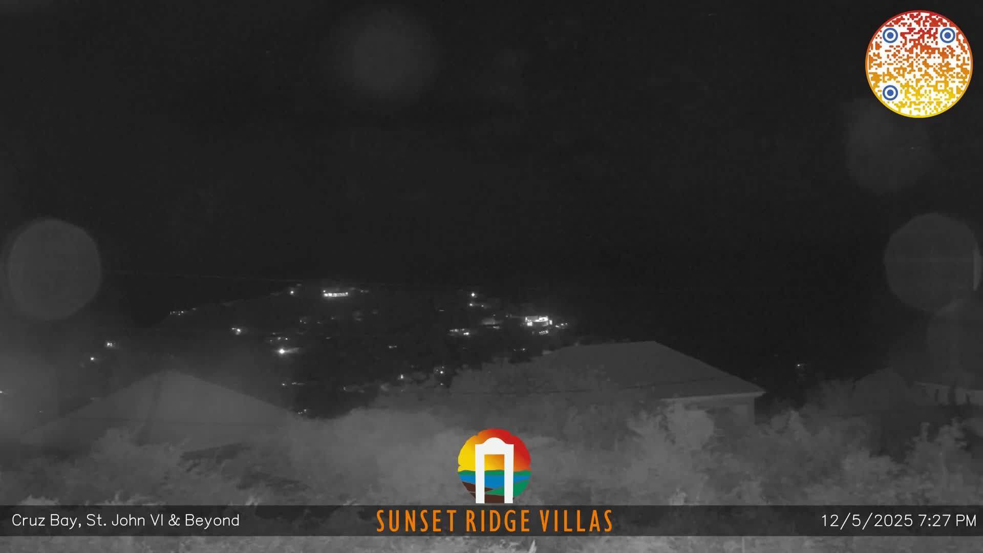 St. John, U.S Virgin Islands Panaromic from Cruz Bay Hills Live Cam - Cruz Bay, St. John, United States Virgin Islands, USA