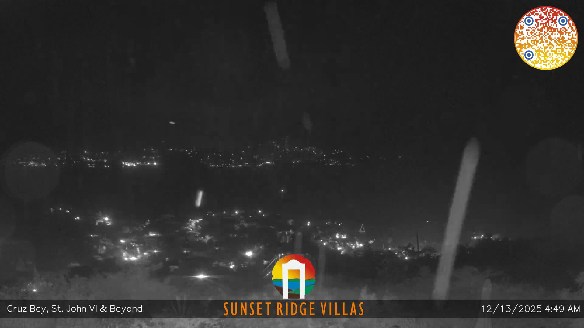 St. John, U.S Virgin Islands Panaromic from Cruz Bay Hills Live Cam - Cruz Bay, St. John, United States Virgin Islands, USA