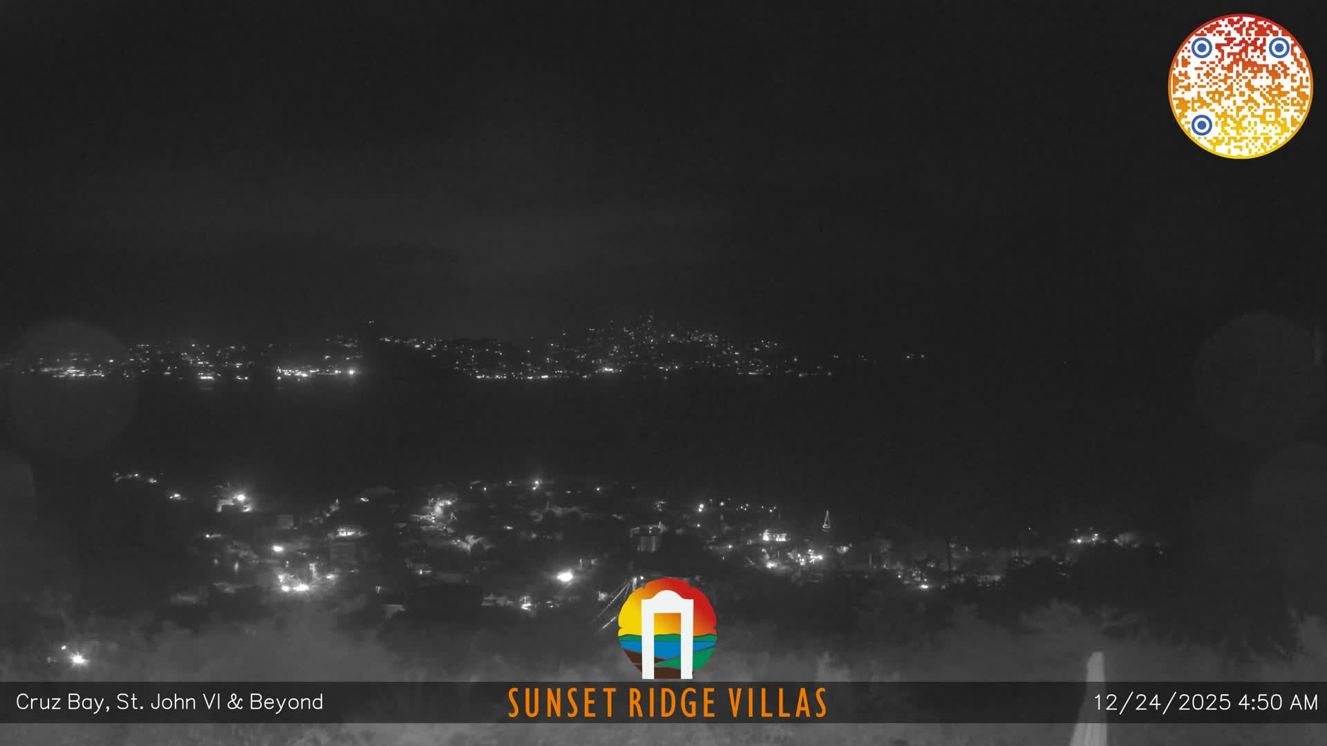 St. John, U.S Virgin Islands Panaromic from Cruz Bay Hills Live Cam - Cruz Bay, St. John, United States Virgin Islands, USA