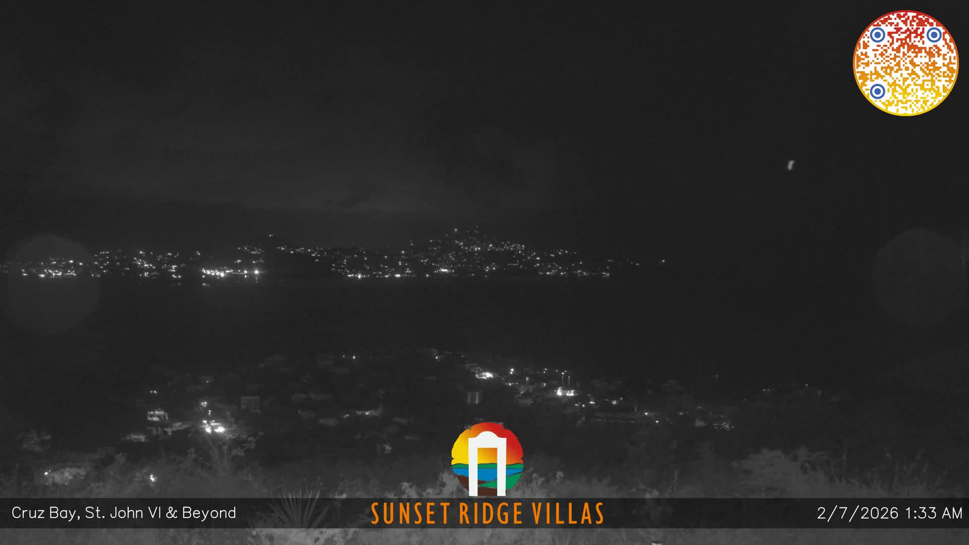 St. John, U.S Virgin Islands Panaromic from Cruz Bay Hills Live Cam - Cruz Bay, St. John, United States Virgin Islands, USA