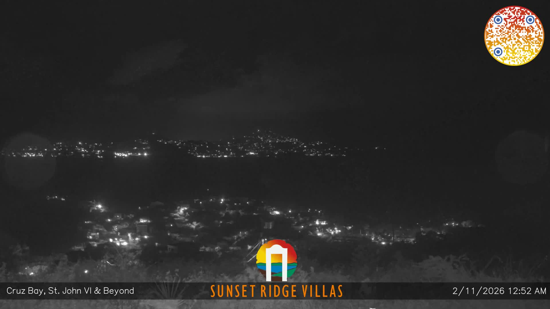 St. John, U.S Virgin Islands Panaromic from Cruz Bay Hills Live Cam - Cruz Bay, St. John, United States Virgin Islands, USA