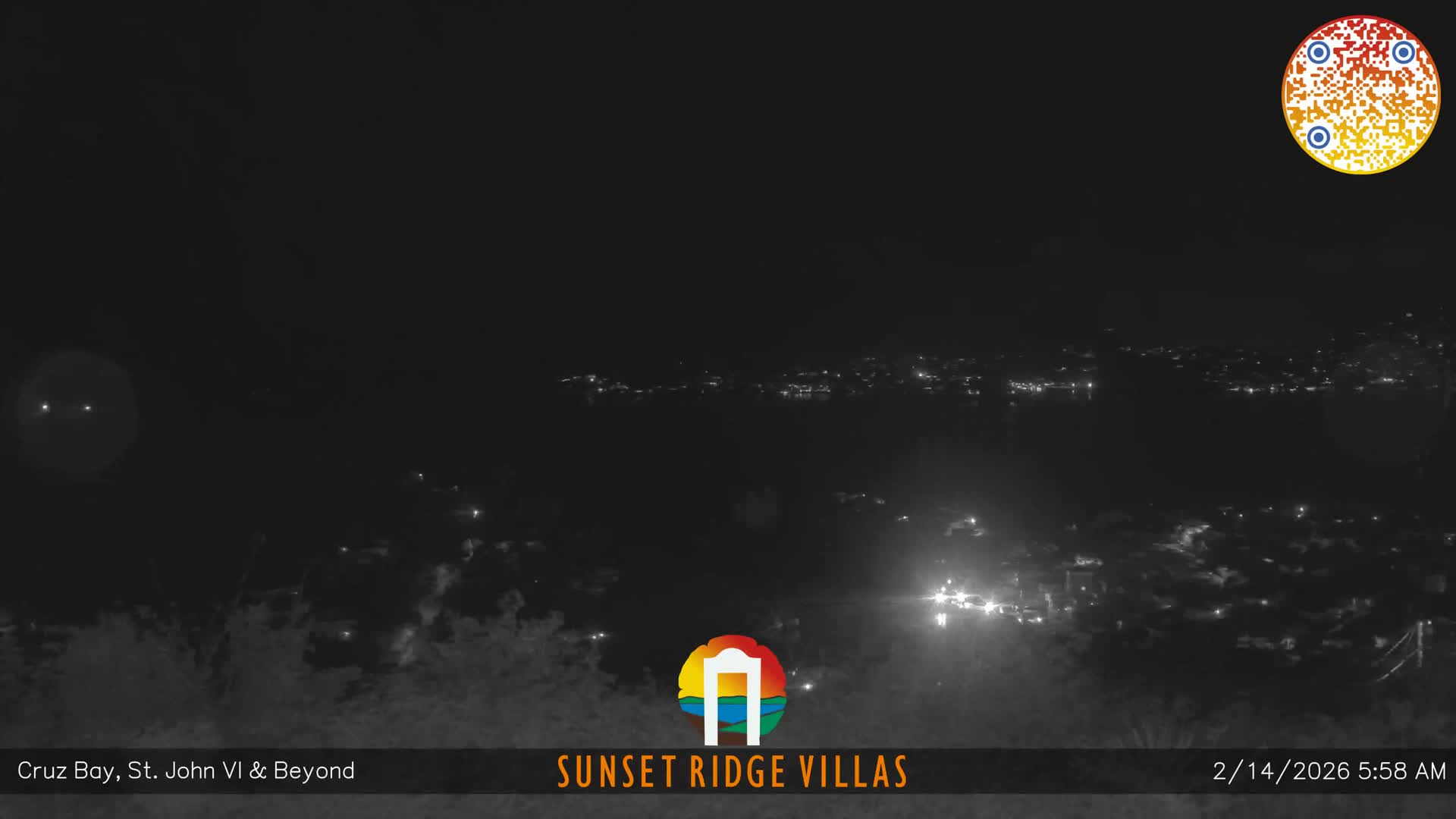 St. John, U.S Virgin Islands Panaromic from Cruz Bay Hills Live Cam - Cruz Bay, St. John, United States Virgin Islands, USA