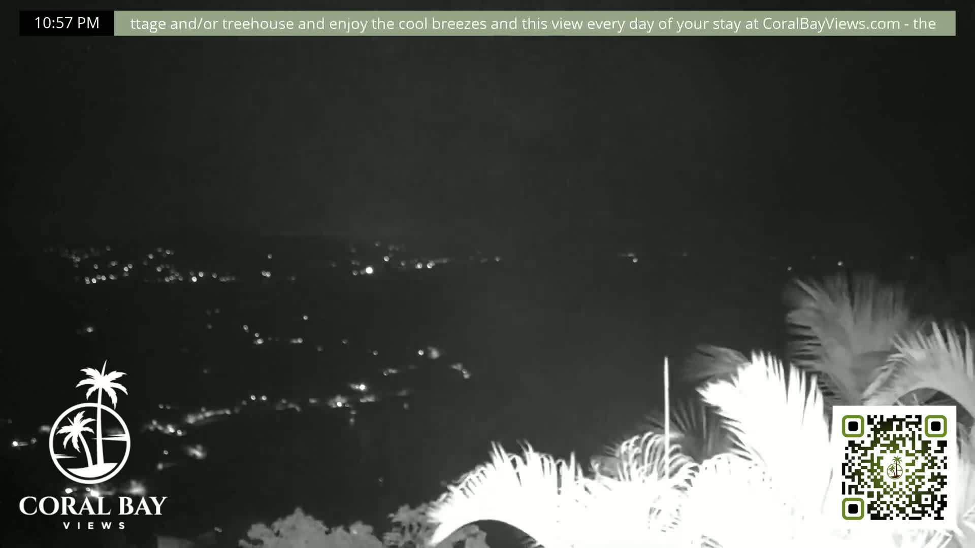 St. John, British Virgin Islands & Coral Bay View from Coconut Hill Cottage Live Cam - Coral Bay, St. John, United States Virgin Islands, USA