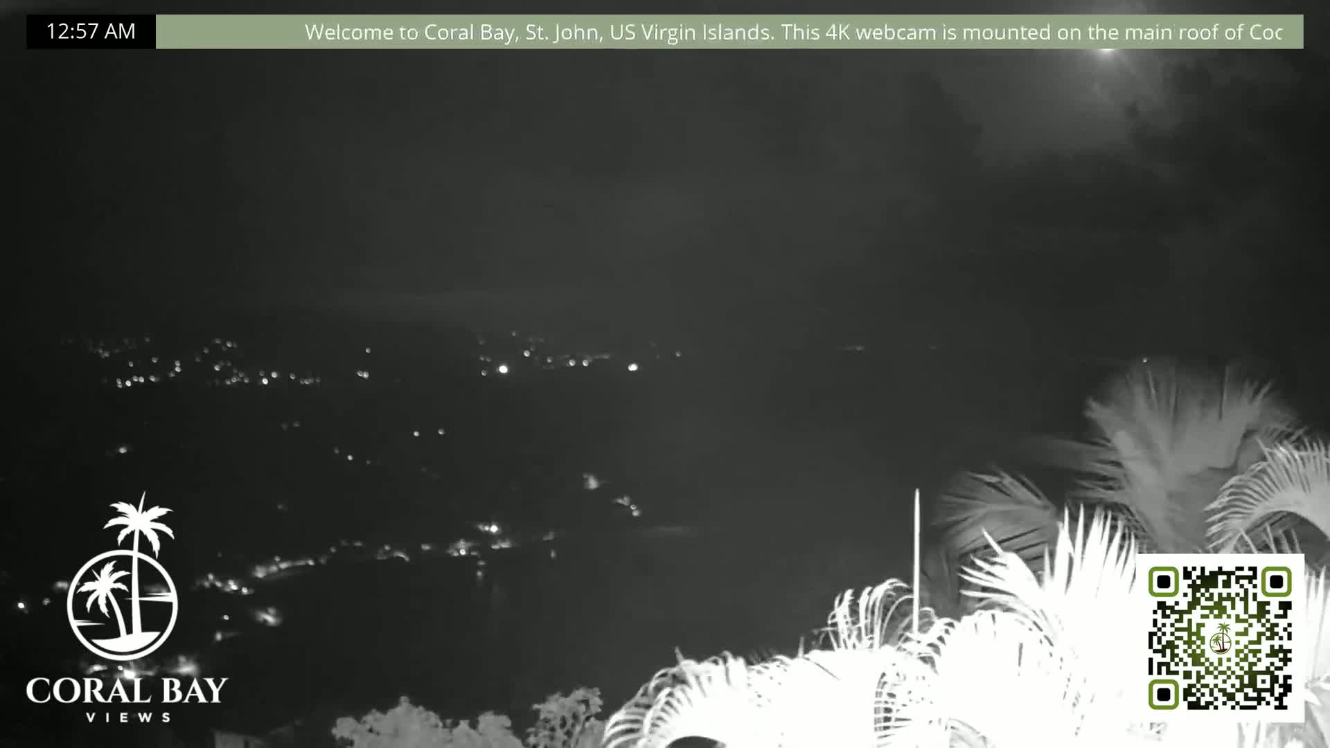 St. John, British Virgin Islands & Coral Bay View from Coconut Hill Cottage Live Cam - Coral Bay, St. John, United States Virgin Islands, USA