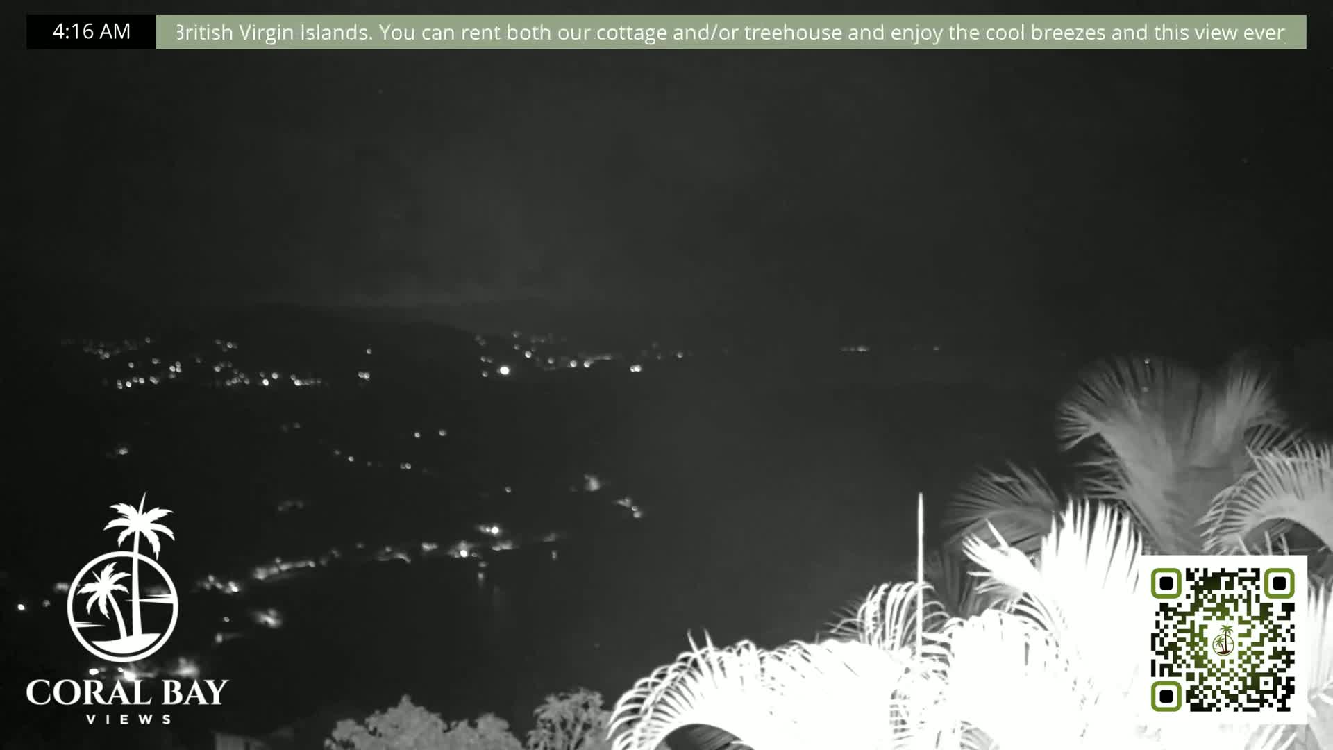 St. John, British Virgin Islands & Coral Bay View from Coconut Hill Cottage Live Cam - Coral Bay, St. John, United States Virgin Islands, USA