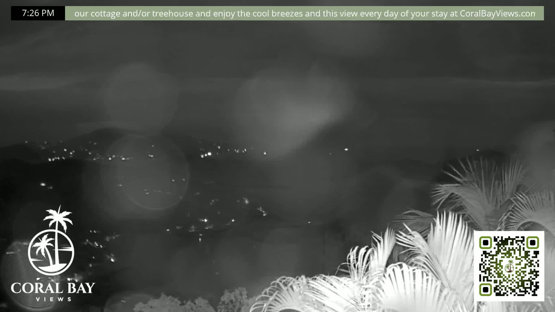 St. John, British Virgin Islands & Coral Bay View from Coconut Hill Cottage Live Cam - Coral Bay, St. John, United States Virgin Islands, USA