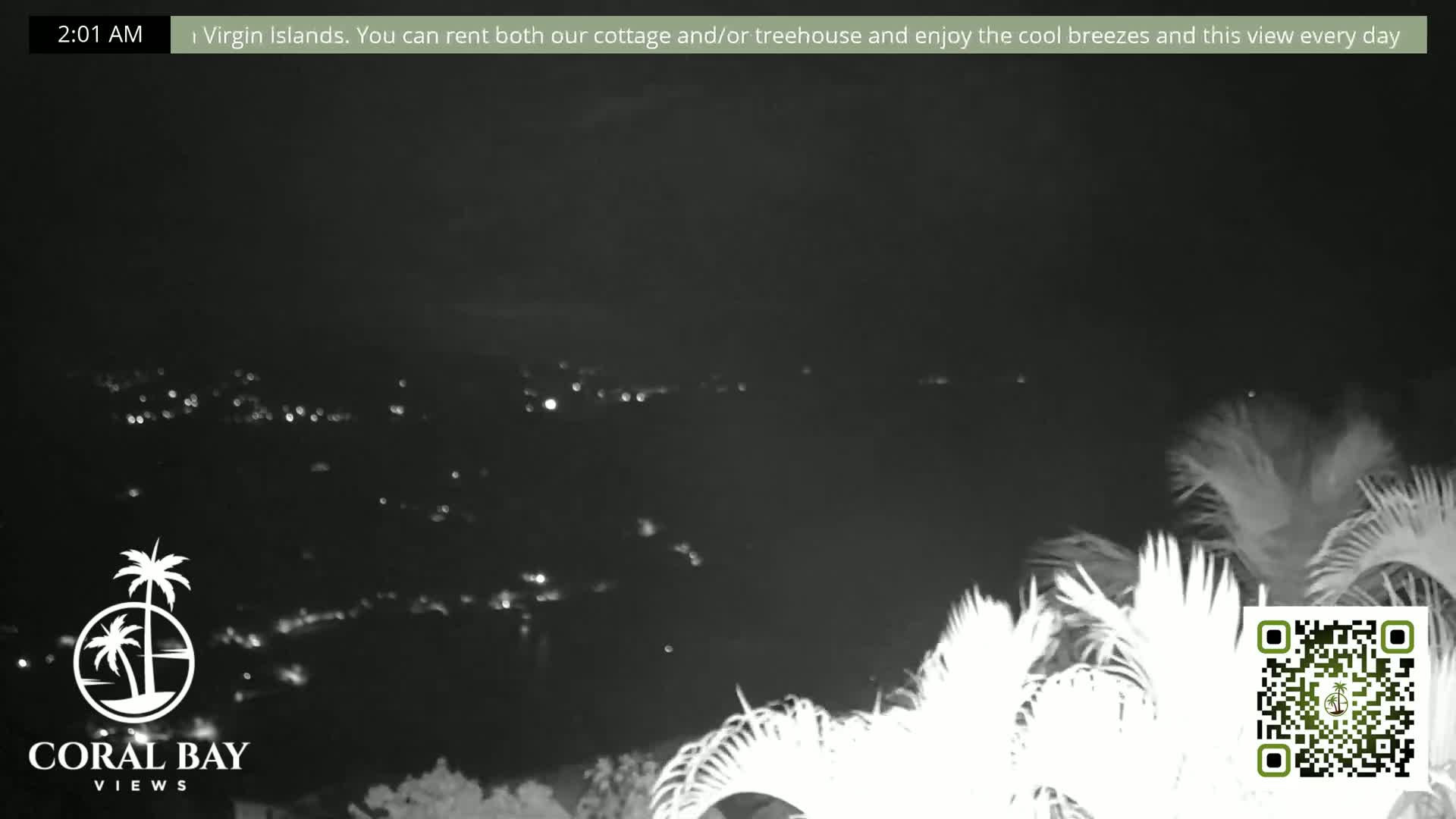 St. John, British Virgin Islands & Coral Bay View from Coconut Hill Cottage Live Cam - Coral Bay, St. John, United States Virgin Islands, USA
