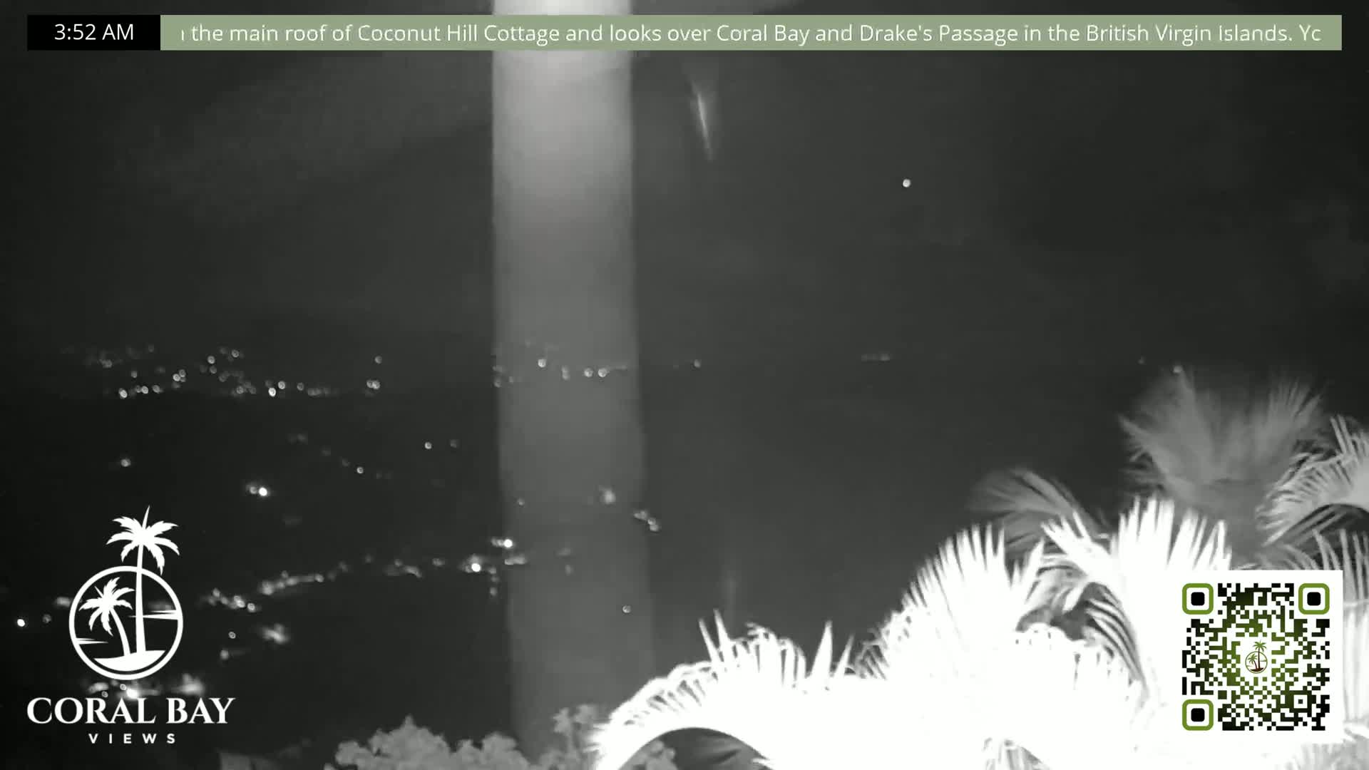St. John, British Virgin Islands & Coral Bay View from Coconut Hill Cottage Live Cam - Coral Bay, St. John, United States Virgin Islands, USA