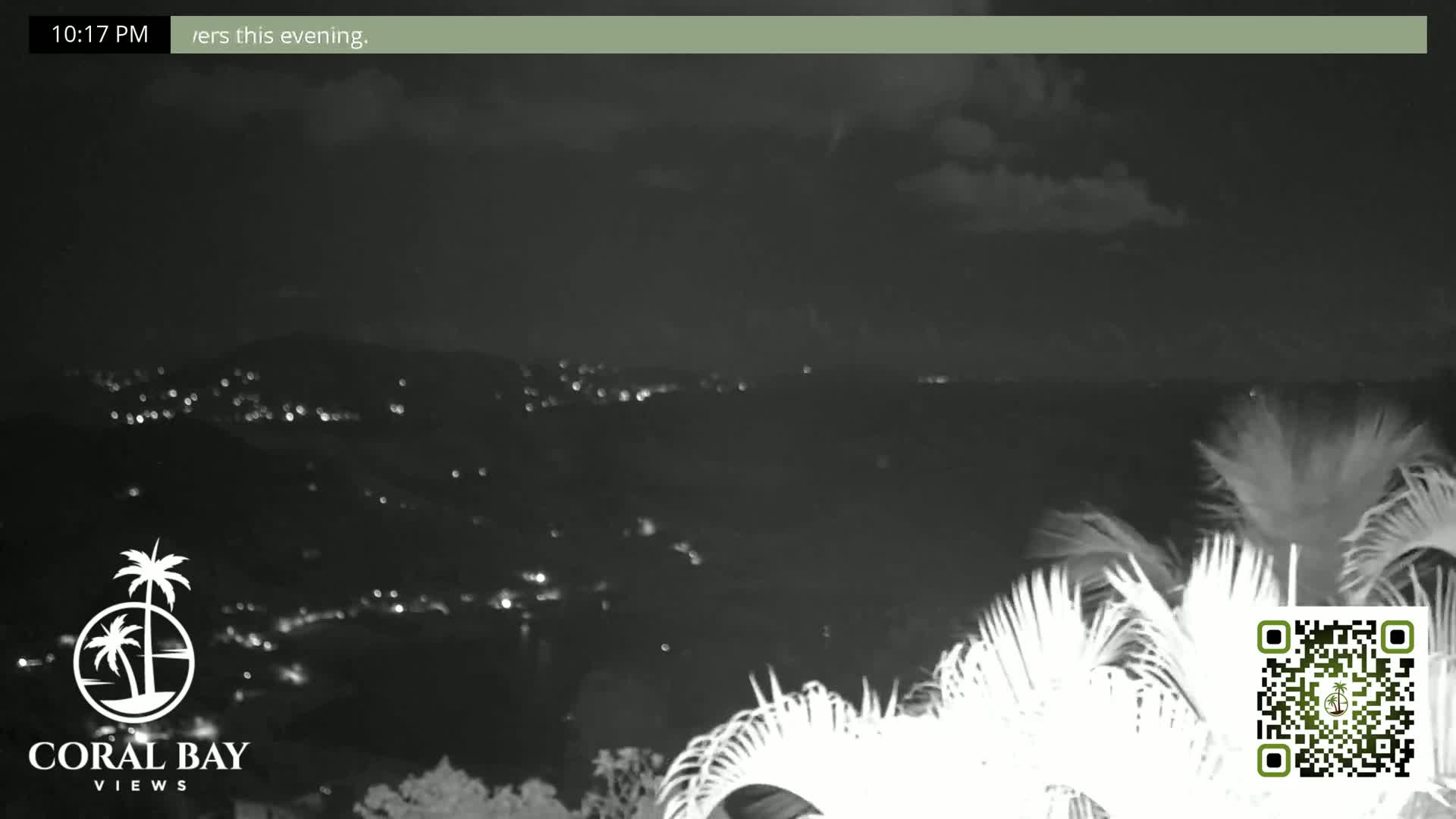 St. John, British Virgin Islands & Coral Bay View from Coconut Hill Cottage Live Cam - Coral Bay, St. John, United States Virgin Islands, USA