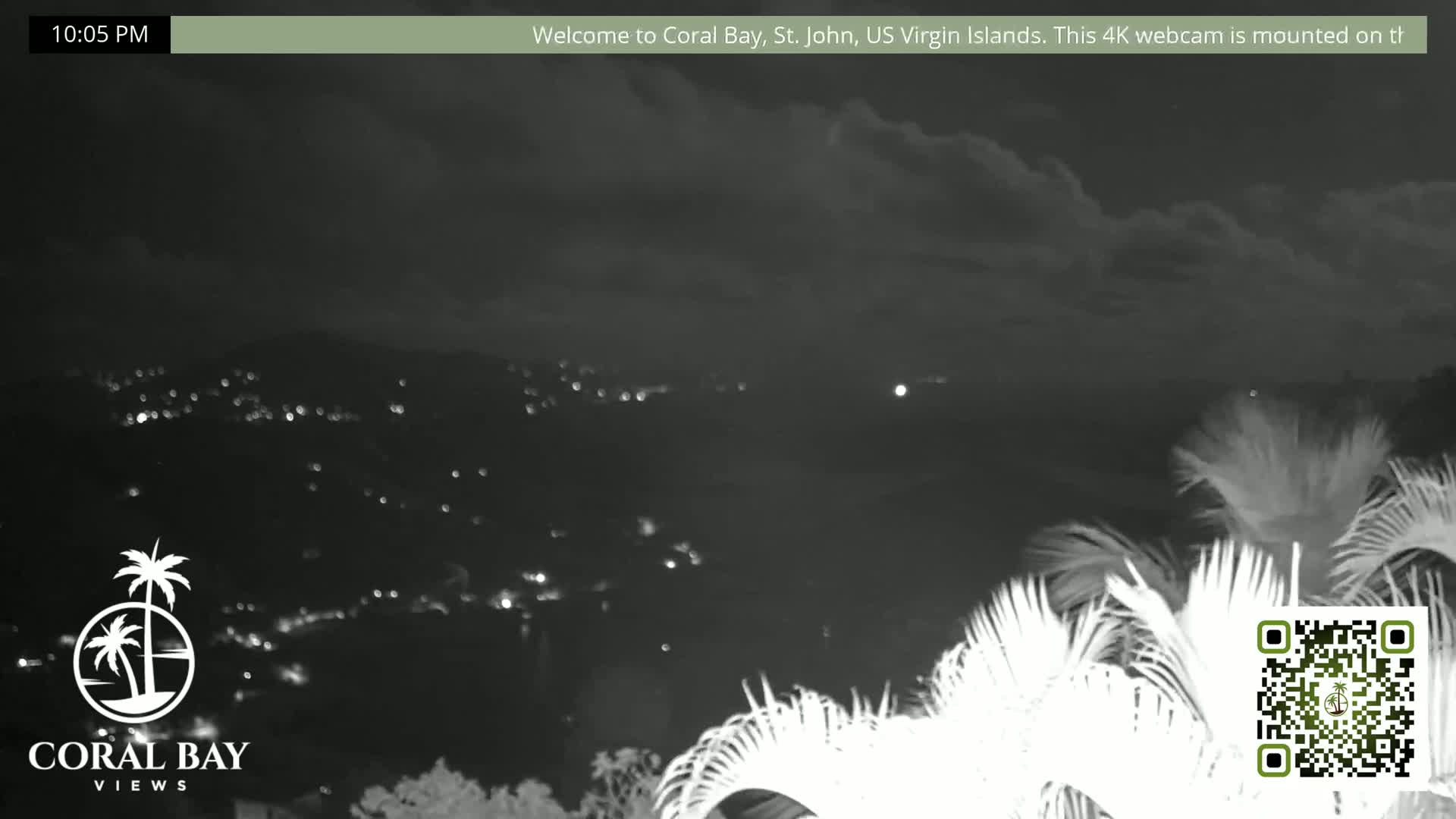 St. John, British Virgin Islands & Coral Bay View from Coconut Hill Cottage Live Cam - Coral Bay, St. John, United States Virgin Islands, USA