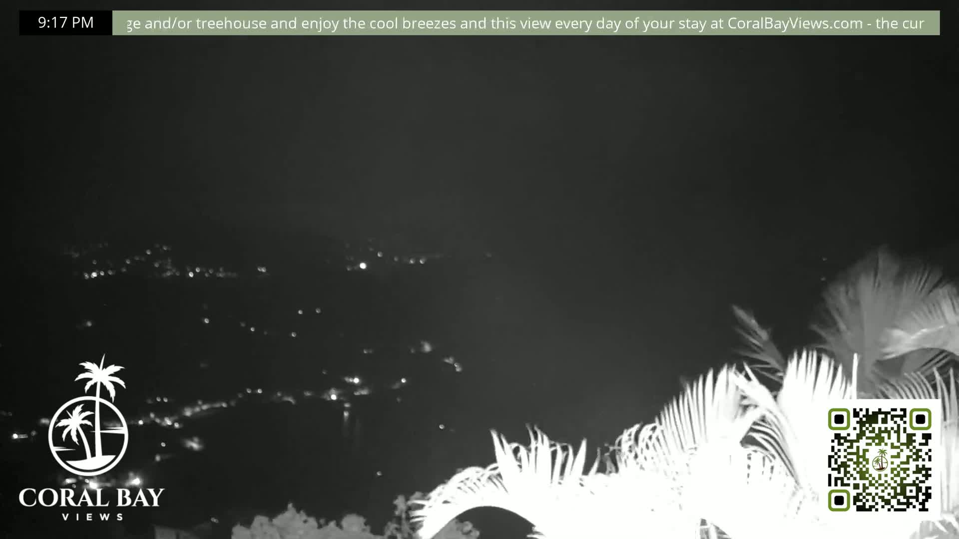 St. John, British Virgin Islands & Coral Bay View from Coconut Hill Cottage Live Cam - Coral Bay, St. John, United States Virgin Islands, USA