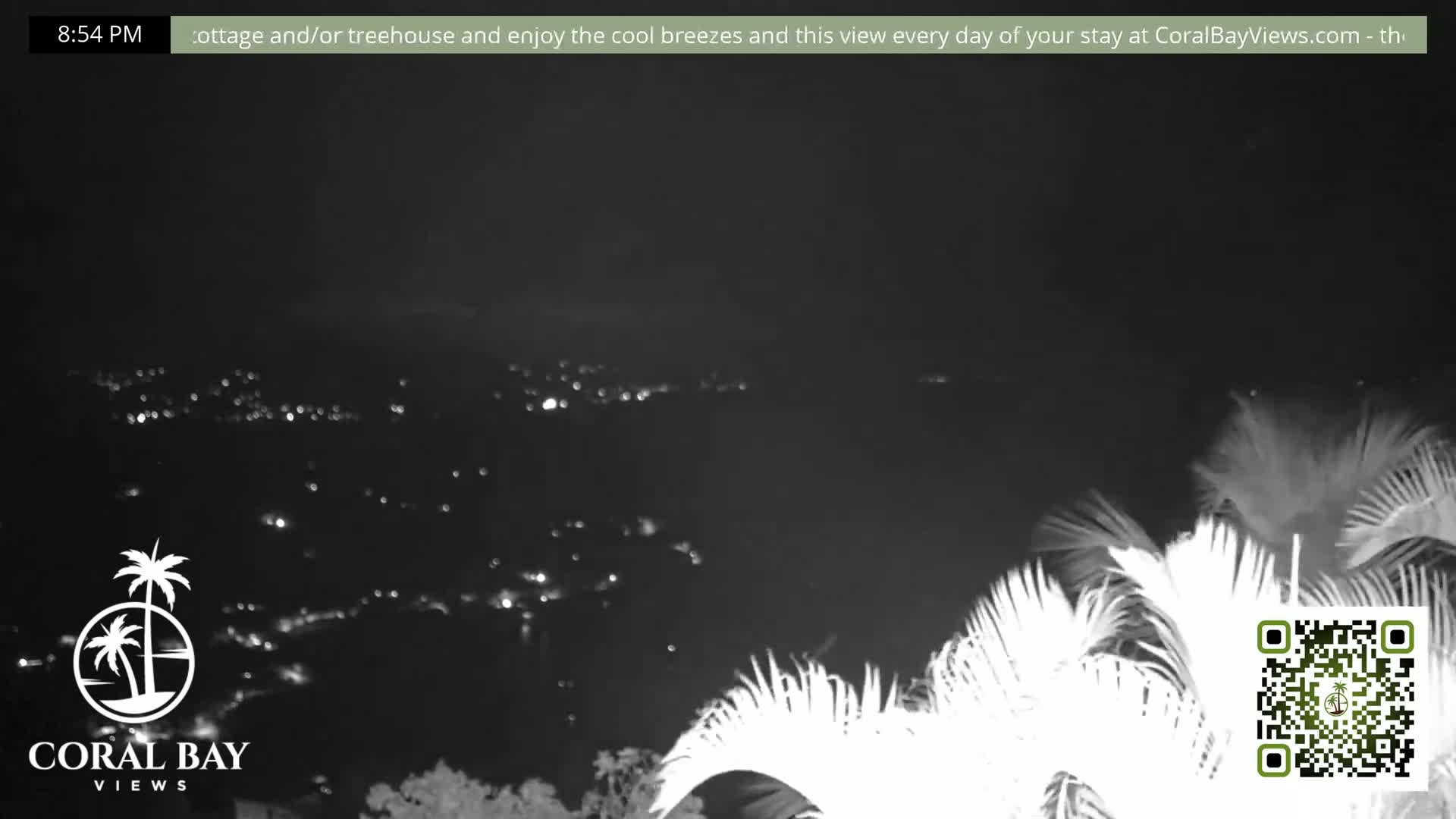 St. John, British Virgin Islands & Coral Bay View from Coconut Hill Cottage Live Cam - Coral Bay, St. John, United States Virgin Islands, USA