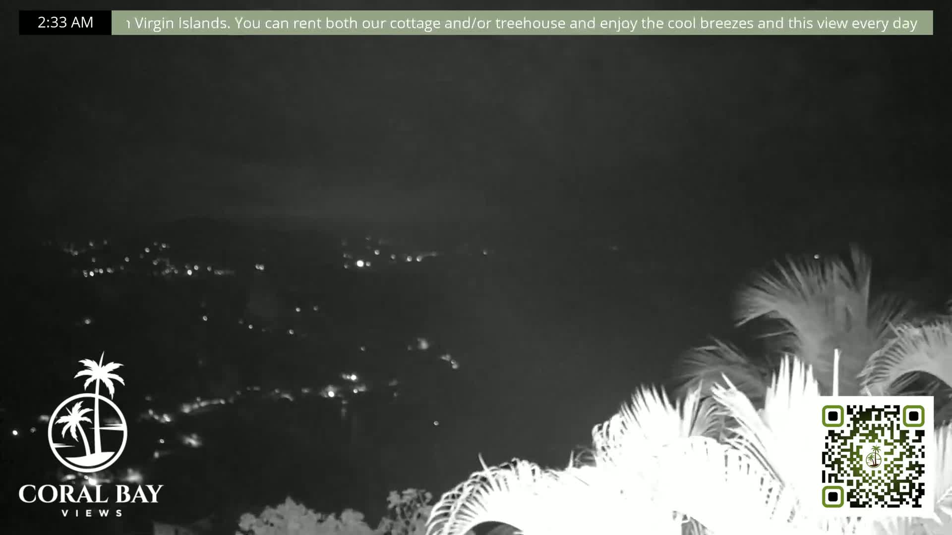 St. John, British Virgin Islands & Coral Bay View from Coconut Hill Cottage Live Cam - Coral Bay, St. John, United States Virgin Islands, USA