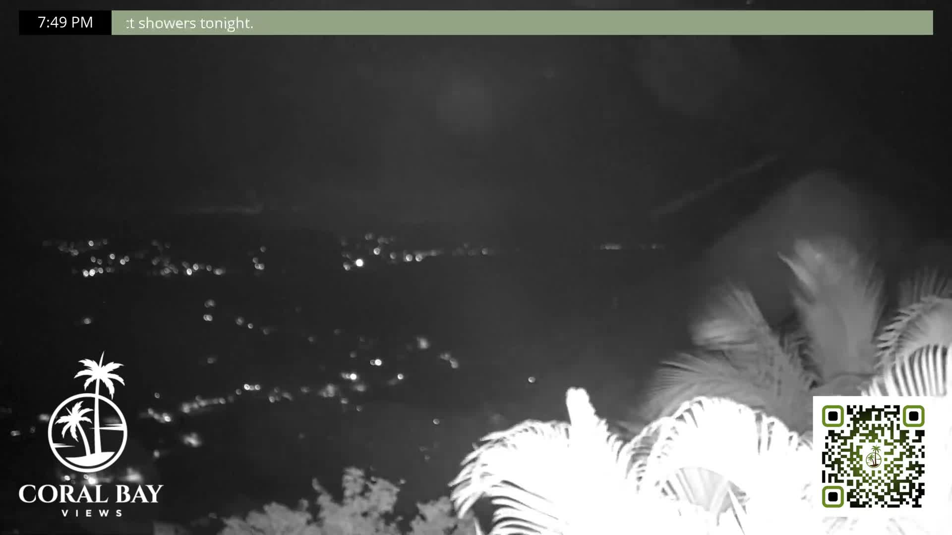 St. John, British Virgin Islands & Coral Bay View from Coconut Hill Cottage Live Cam - Coral Bay, St. John, United States Virgin Islands, USA