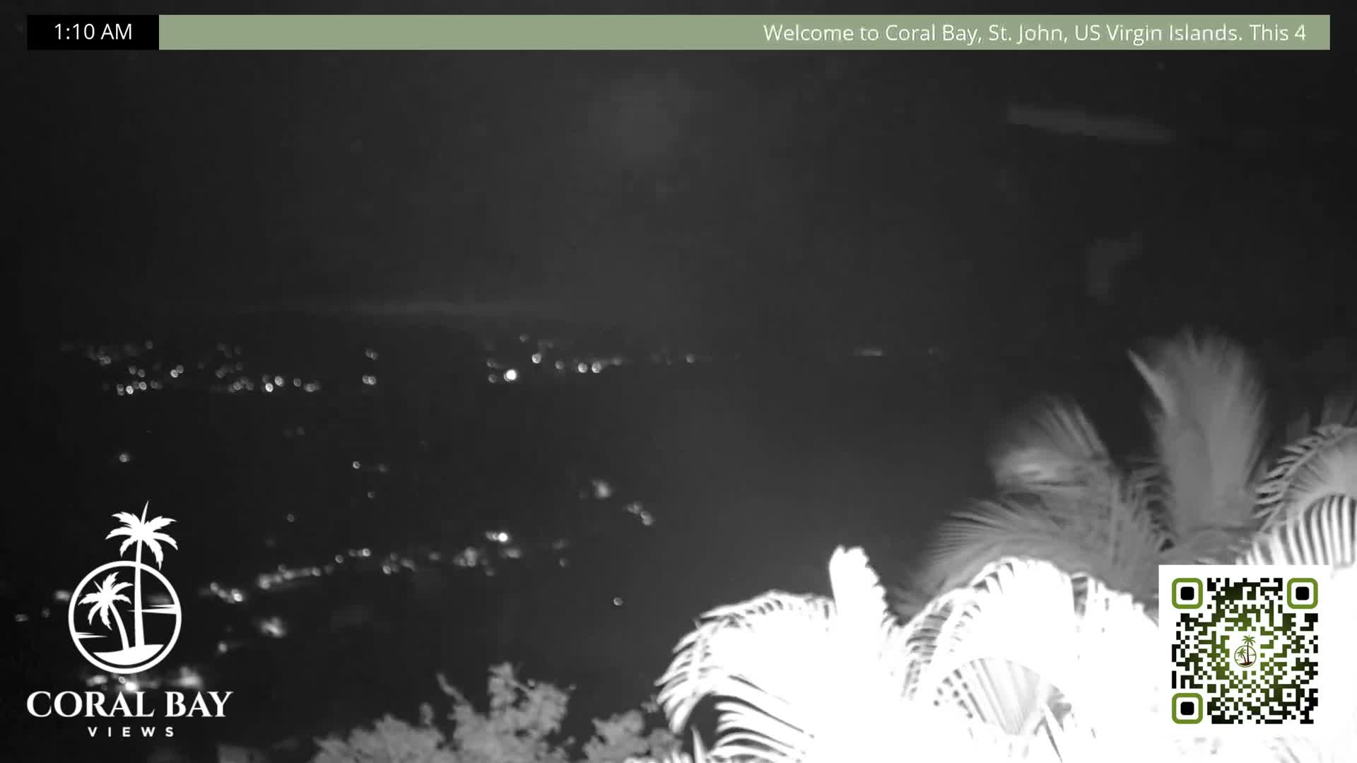 St. John, British Virgin Islands & Coral Bay View from Coconut Hill Cottage Live Cam - Coral Bay, St. John, United States Virgin Islands, USA