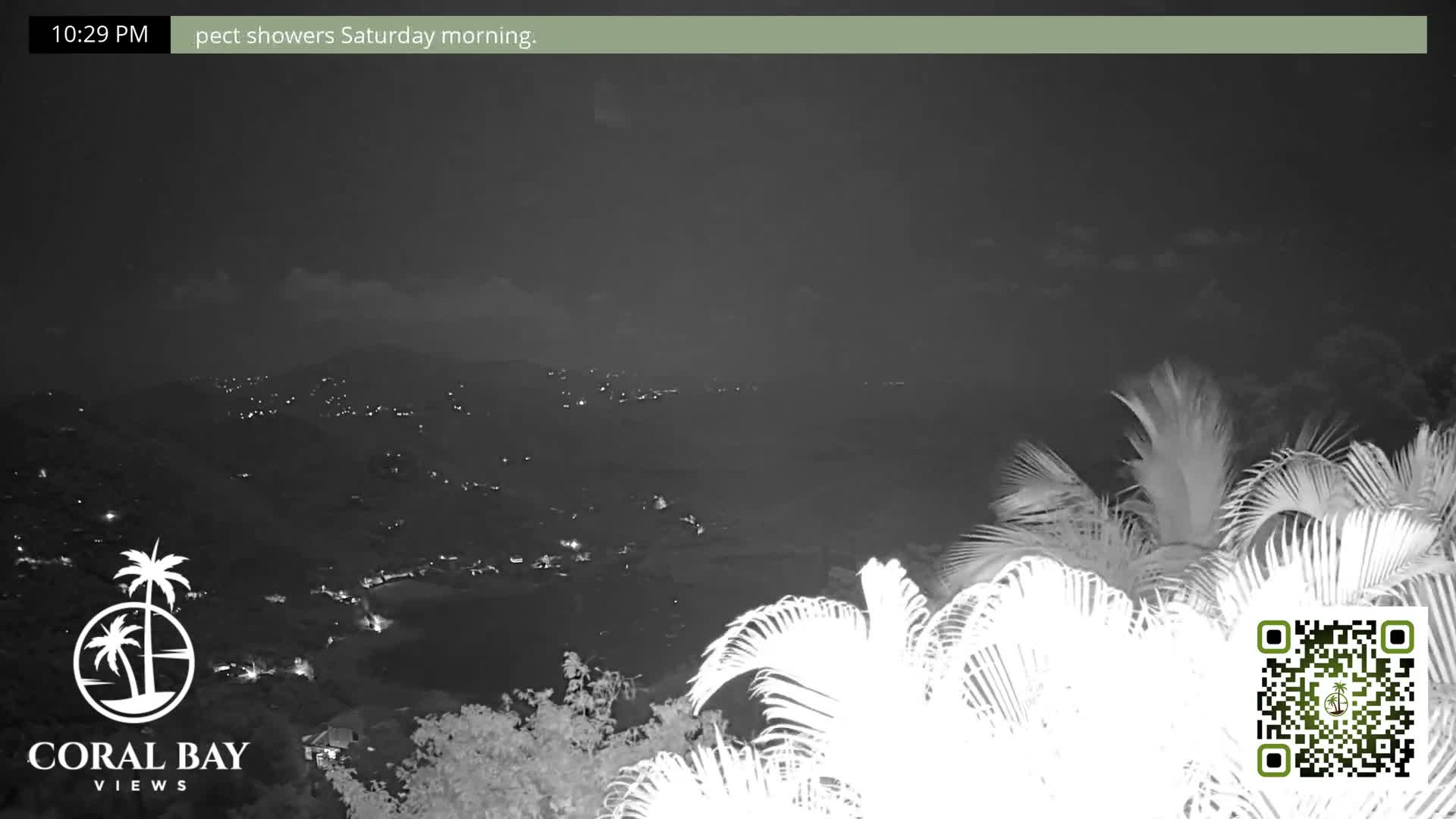 St. John, British Virgin Islands & Coral Bay View from Coconut Hill Cottage Live Cam - Coral Bay, St. John, United States Virgin Islands, USA