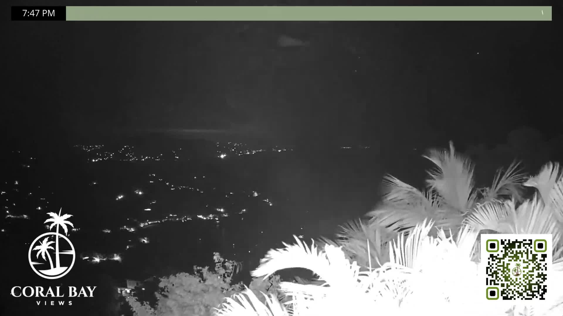 St. John, British Virgin Islands & Coral Bay View from Coconut Hill Cottage Live Cam - Coral Bay, St. John, United States Virgin Islands, USA