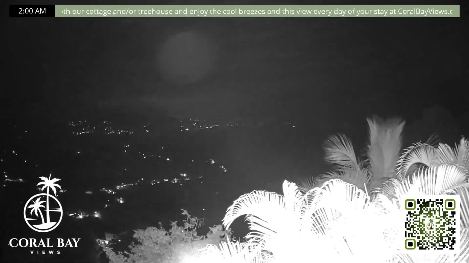 St. John, British Virgin Islands & Coral Bay View from Coconut Hill Cottage Live Cam - Coral Bay, St. John, United States Virgin Islands, USA