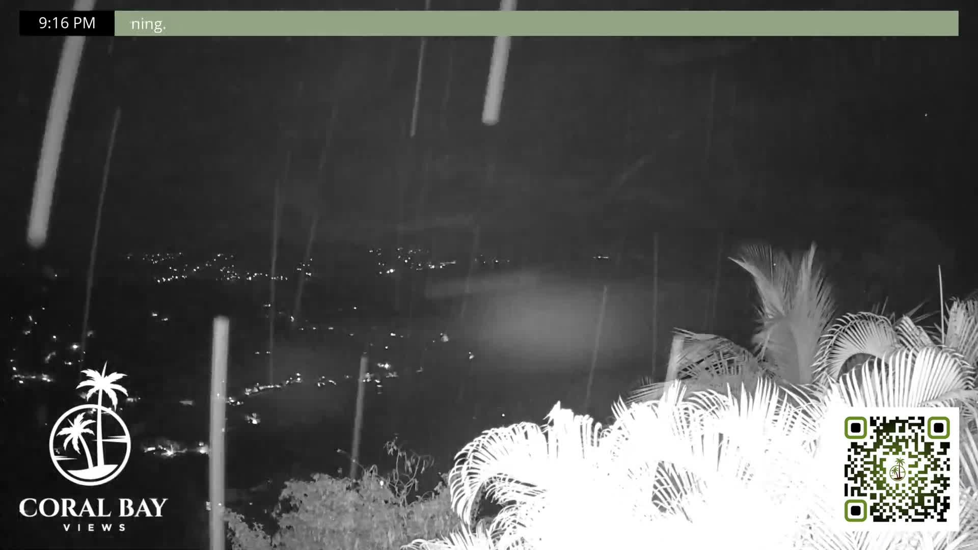 St. John, British Virgin Islands & Coral Bay View from Coconut Hill Cottage Live Cam - Coral Bay, St. John, United States Virgin Islands, USA