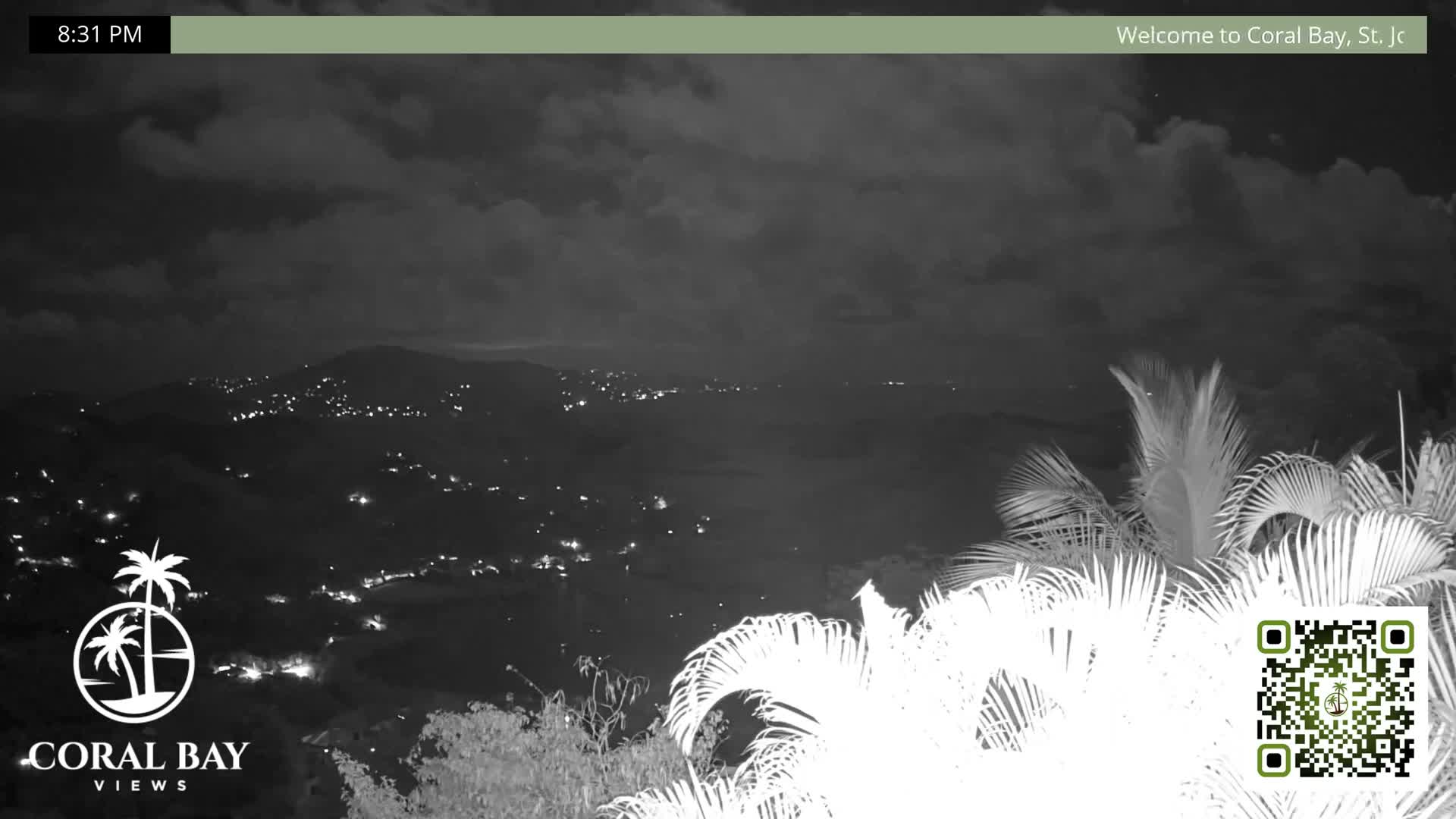 St. John, British Virgin Islands & Coral Bay View from Coconut Hill Cottage Live Cam - Coral Bay, St. John, United States Virgin Islands, USA