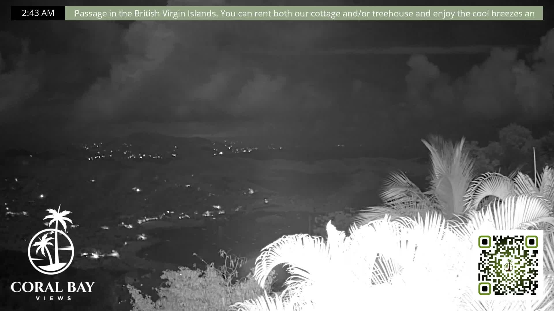 St. John, British Virgin Islands & Coral Bay View from Coconut Hill Cottage Live Cam - Coral Bay, St. John, United States Virgin Islands, USA
