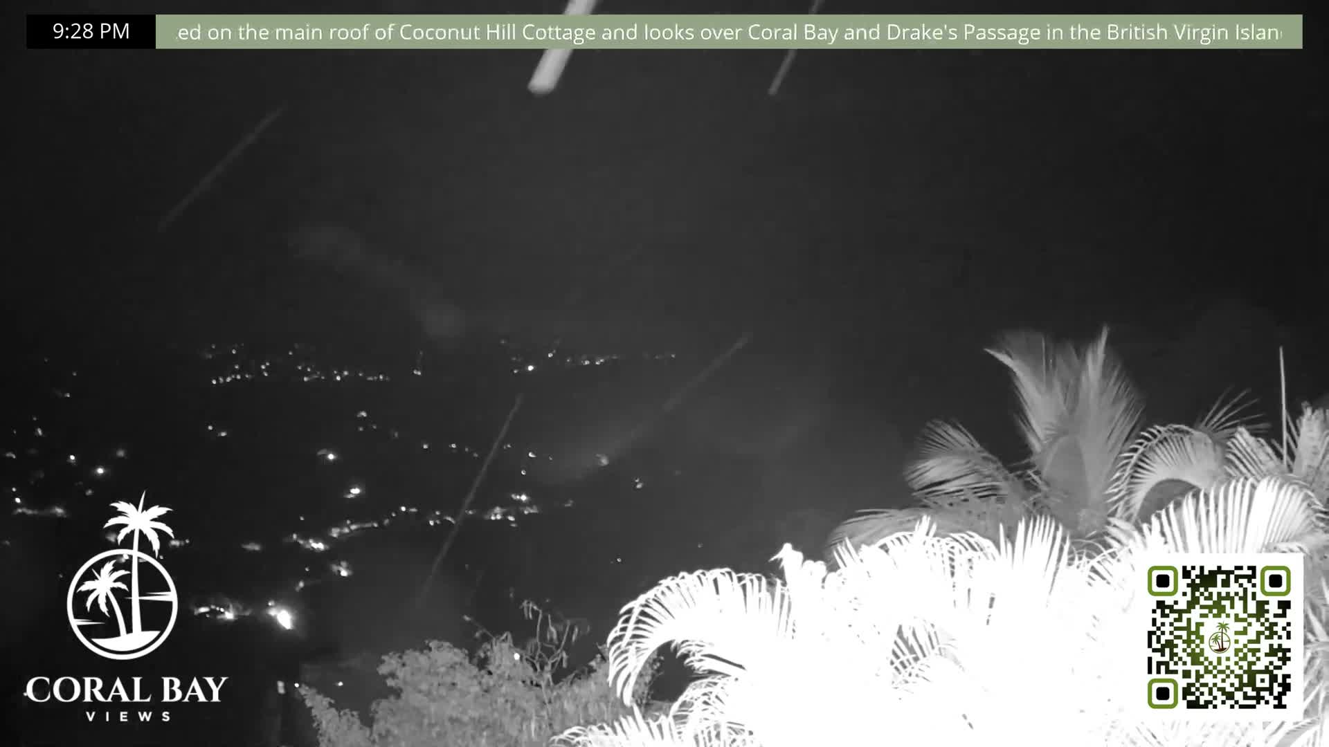 St. John, British Virgin Islands & Coral Bay View from Coconut Hill Cottage Live Cam - Coral Bay, St. John, United States Virgin Islands, USA