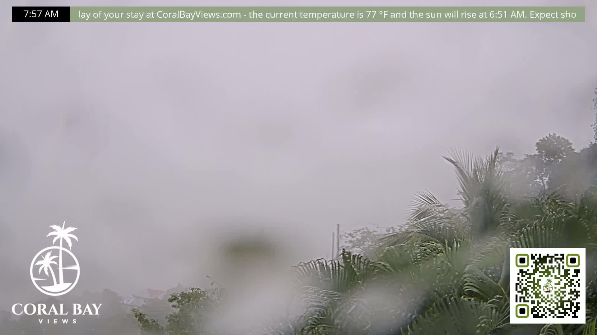St. John, British Virgin Islands & Coral Bay View from Coconut Hill Cottage Live Cam - Coral Bay, St. John, United States Virgin Islands, USA