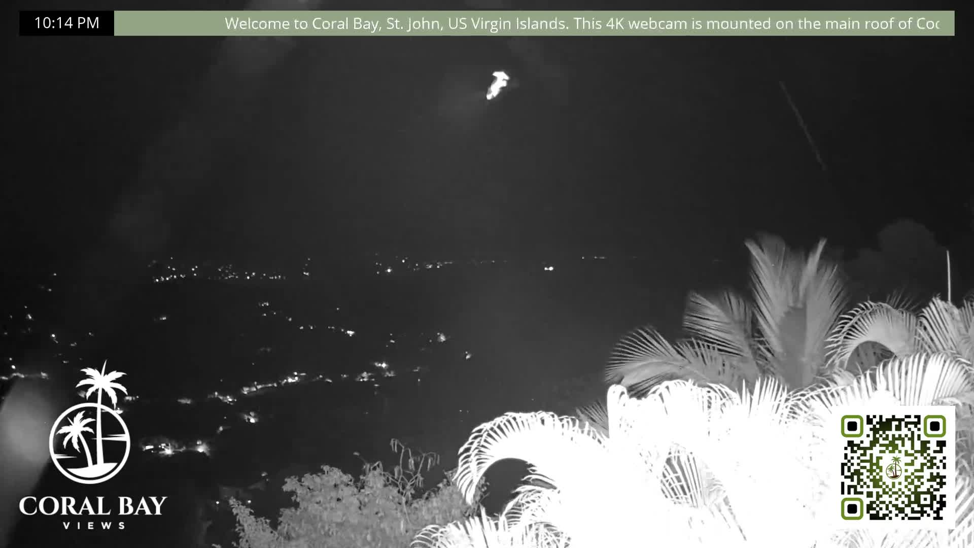 St. John, British Virgin Islands & Coral Bay View from Coconut Hill Cottage Live Cam - Coral Bay, St. John, United States Virgin Islands, USA