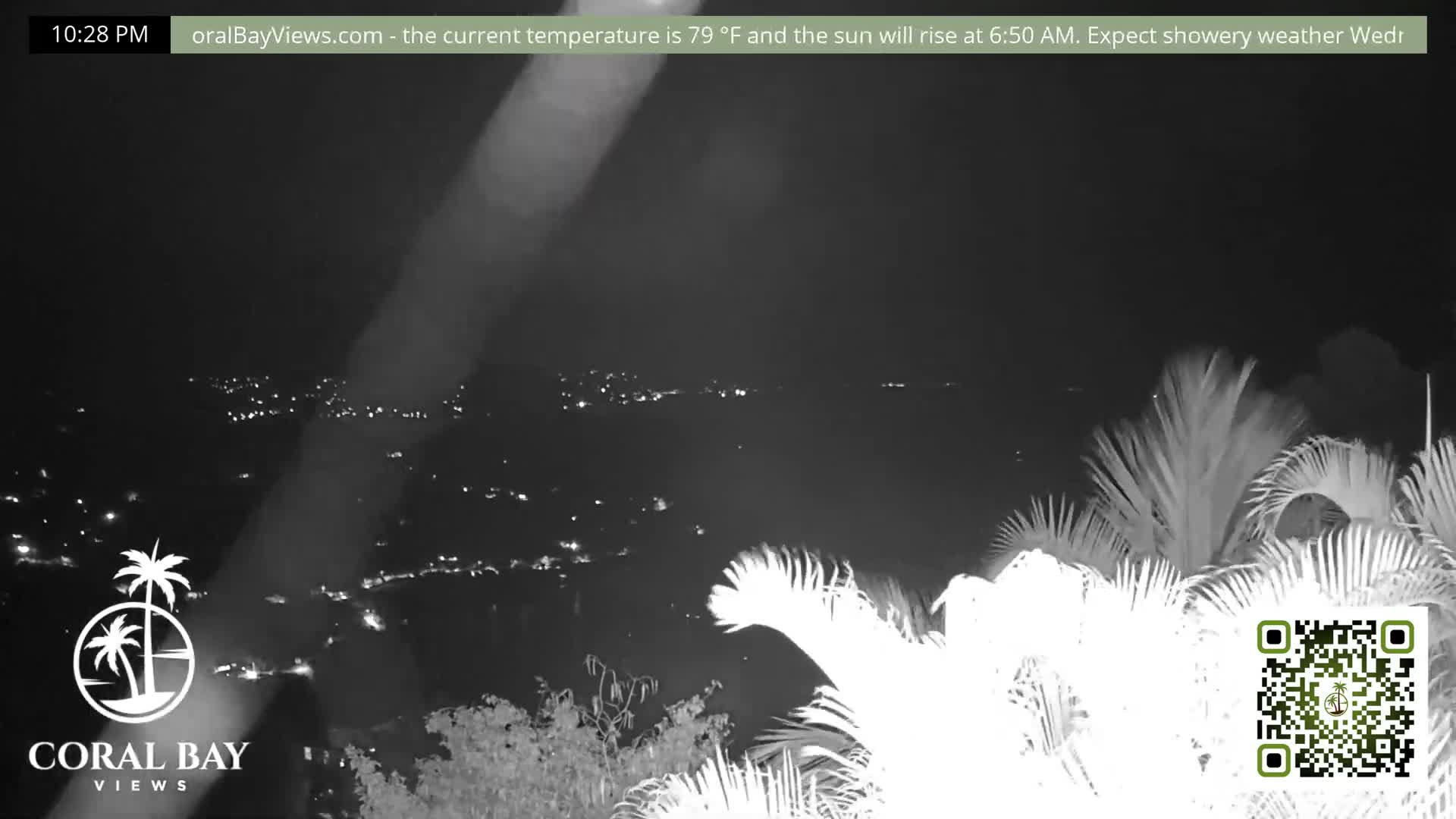 St. John, British Virgin Islands & Coral Bay View from Coconut Hill Cottage Live Cam - Coral Bay, St. John, United States Virgin Islands, USA