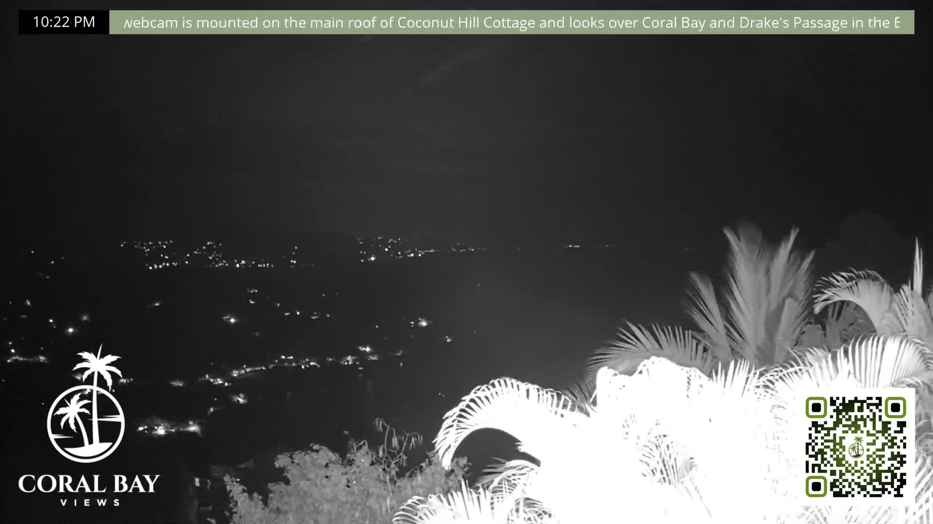St. John, British Virgin Islands & Coral Bay View from Coconut Hill Cottage Live Cam - Coral Bay, St. John, United States Virgin Islands, USA