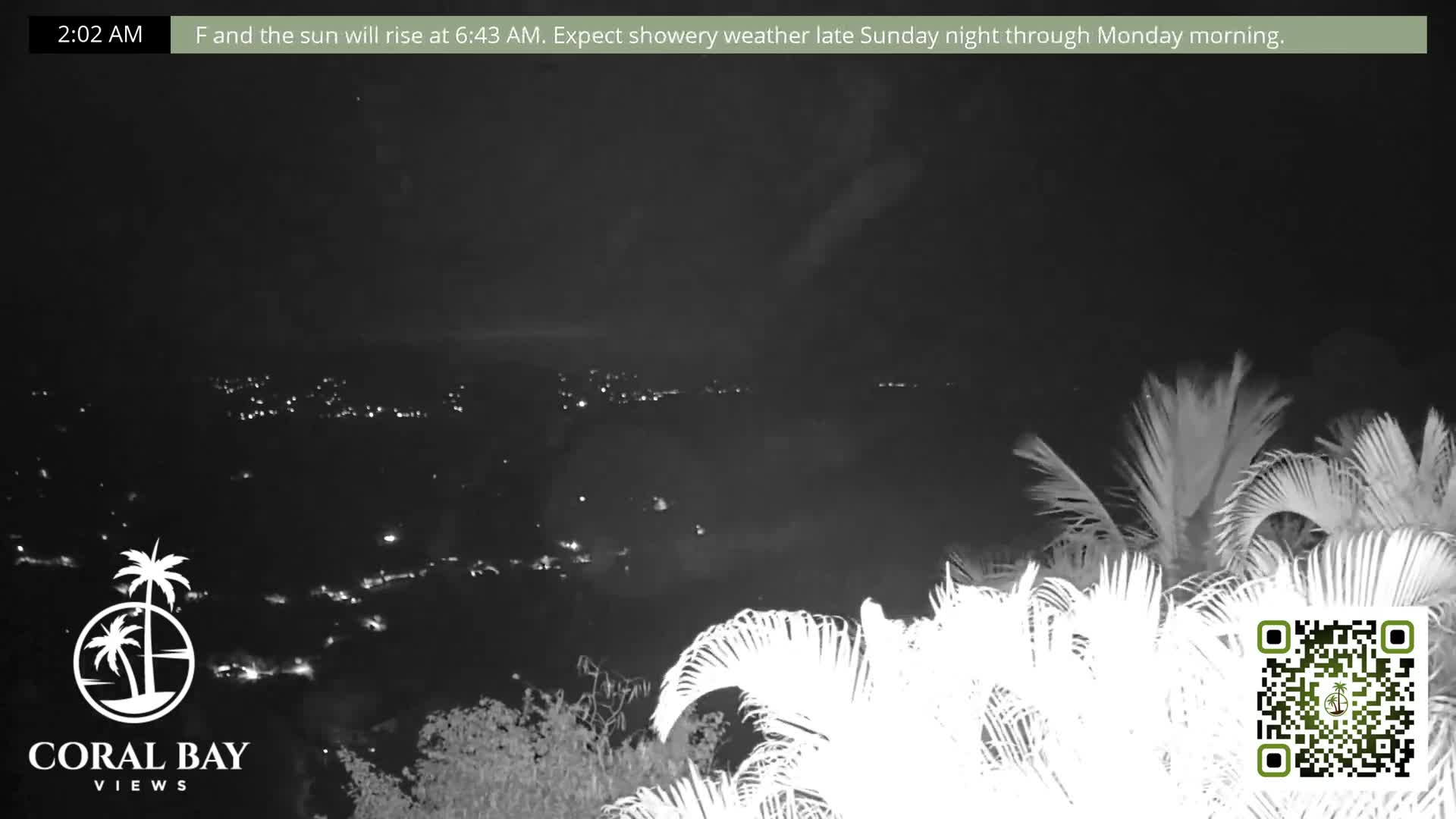 St. John, British Virgin Islands & Coral Bay View from Coconut Hill Cottage Live Cam - Coral Bay, St. John, United States Virgin Islands, USA