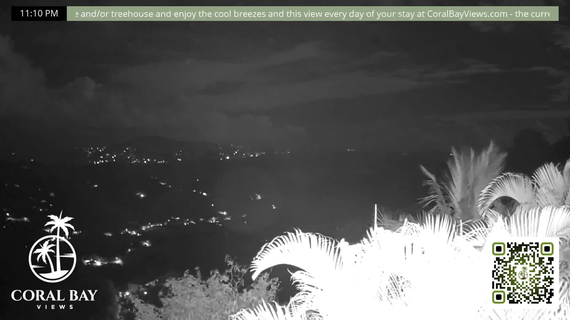 St. John, British Virgin Islands & Coral Bay View from Coconut Hill Cottage Live Cam - Coral Bay, St. John, United States Virgin Islands, USA