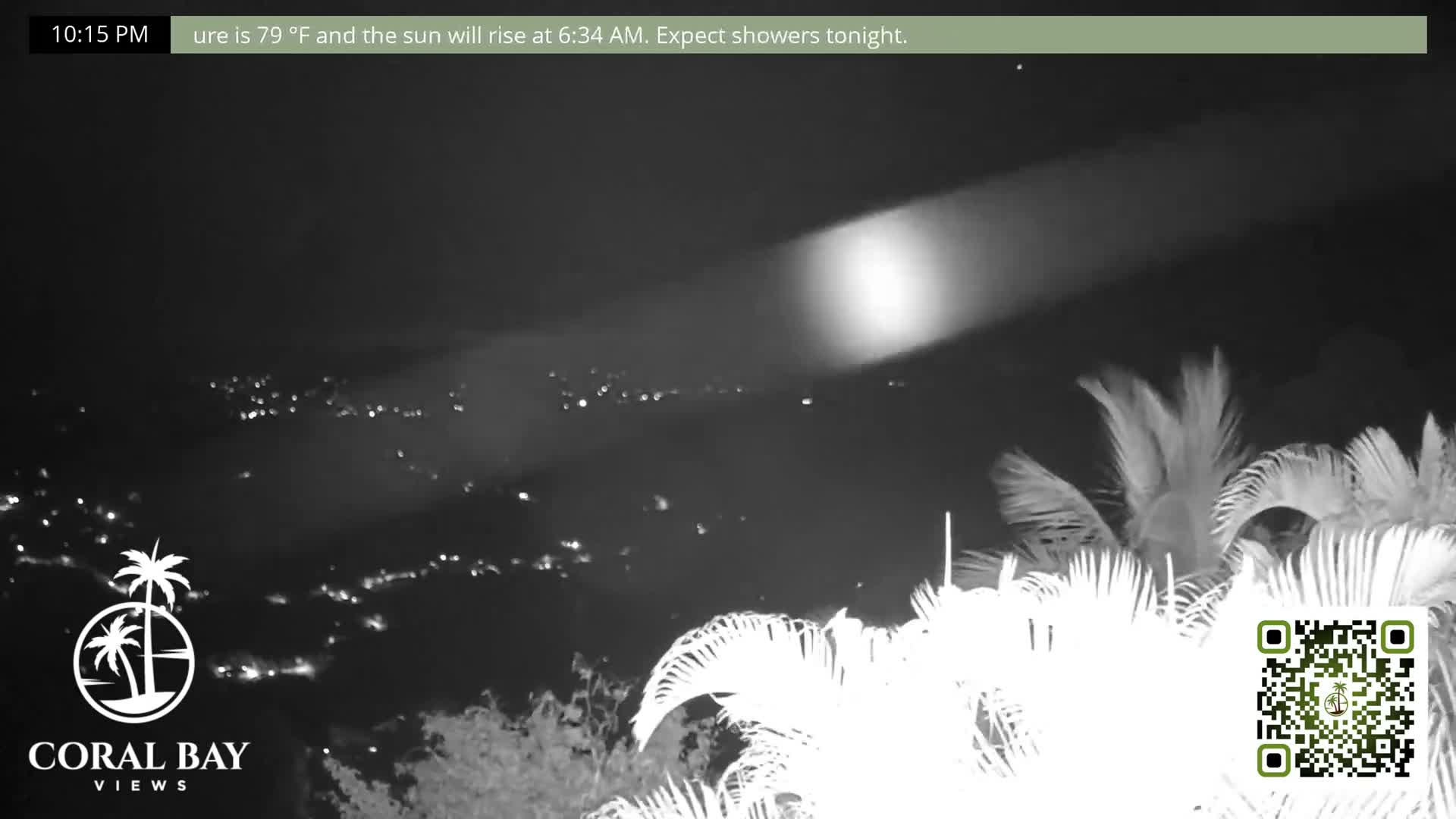 St. John, British Virgin Islands & Coral Bay View from Coconut Hill Cottage Live Cam - Coral Bay, St. John, United States Virgin Islands, USA