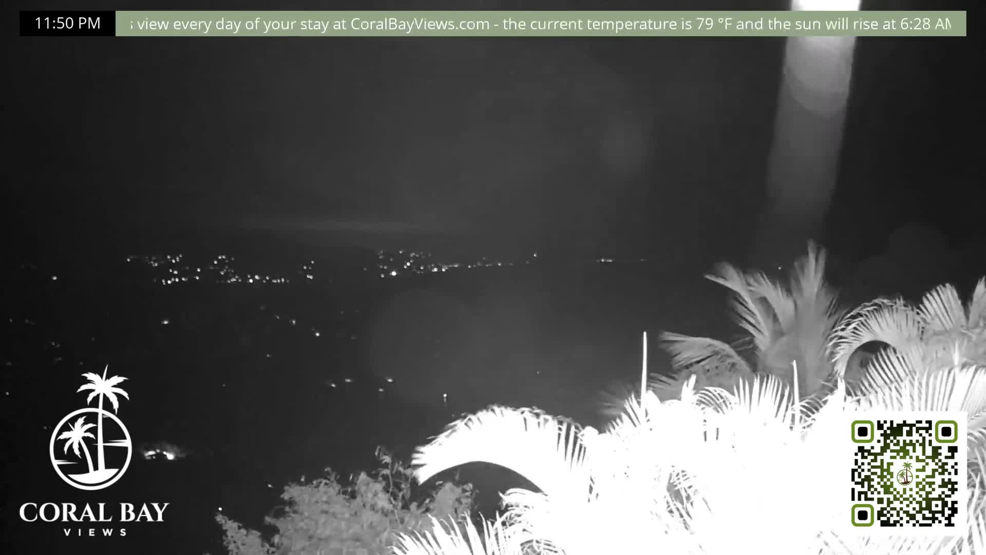 St. John, British Virgin Islands & Coral Bay View from Coconut Hill Cottage Live Cam - Coral Bay, St. John, United States Virgin Islands, USA