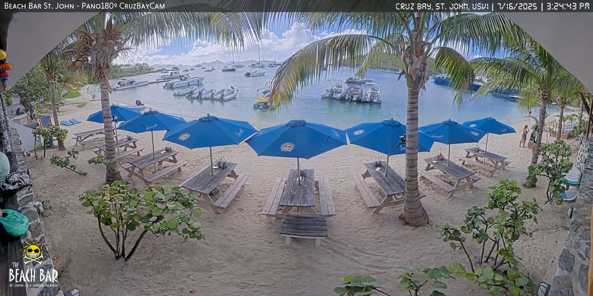 St. John, Cruz Bay Beach Live Cam -  Cruz Bay, St. John, United States Virgin Islands, USA