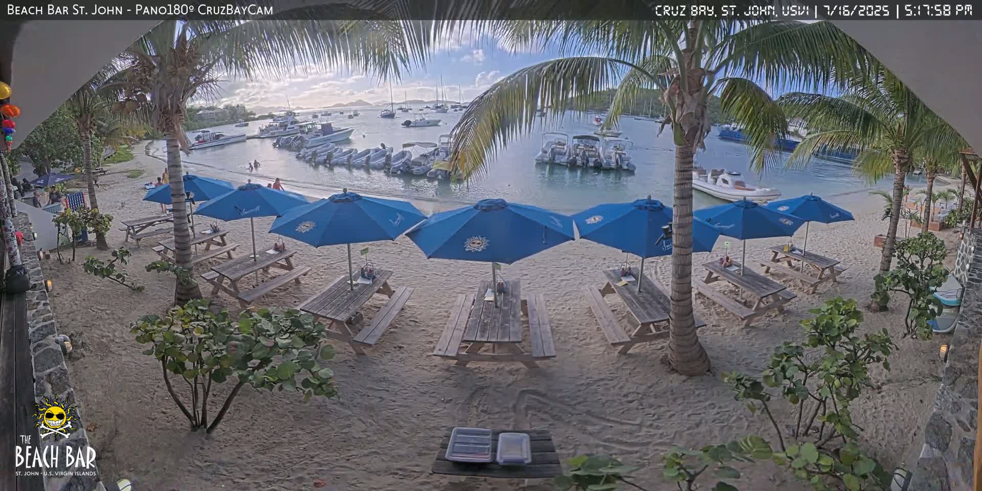St. John, Cruz Bay Beach Live Cam -  Cruz Bay, St. John, United States Virgin Islands, USA