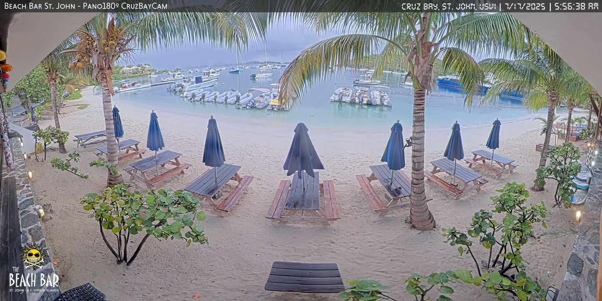 St. John, Cruz Bay Beach Live Cam -  Cruz Bay, St. John, United States Virgin Islands, USA