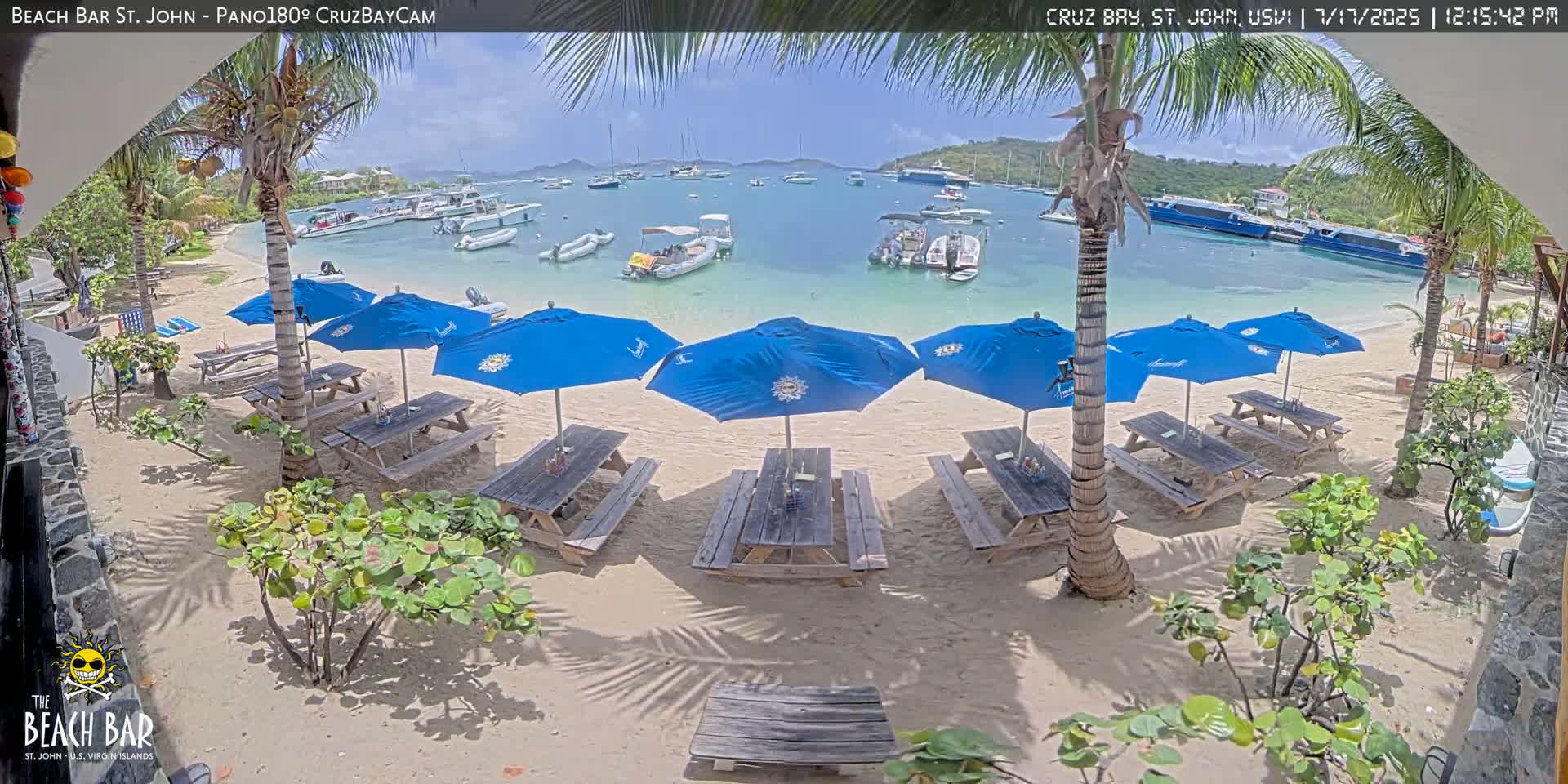 St. John, Cruz Bay Beach Live Cam -  Cruz Bay, St. John, United States Virgin Islands, USA