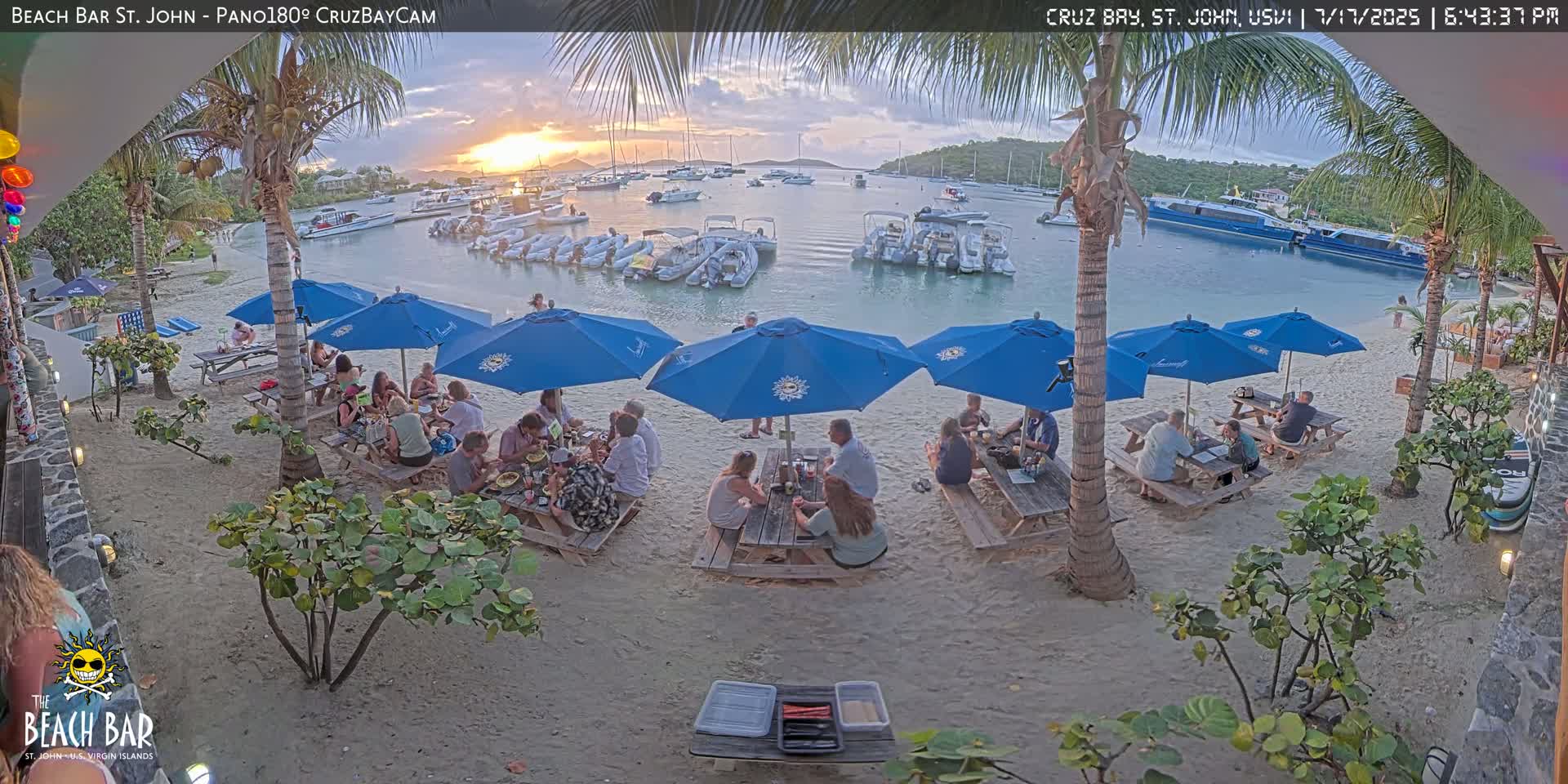 St. John, Cruz Bay Beach Live Cam -  Cruz Bay, St. John, United States Virgin Islands, USA