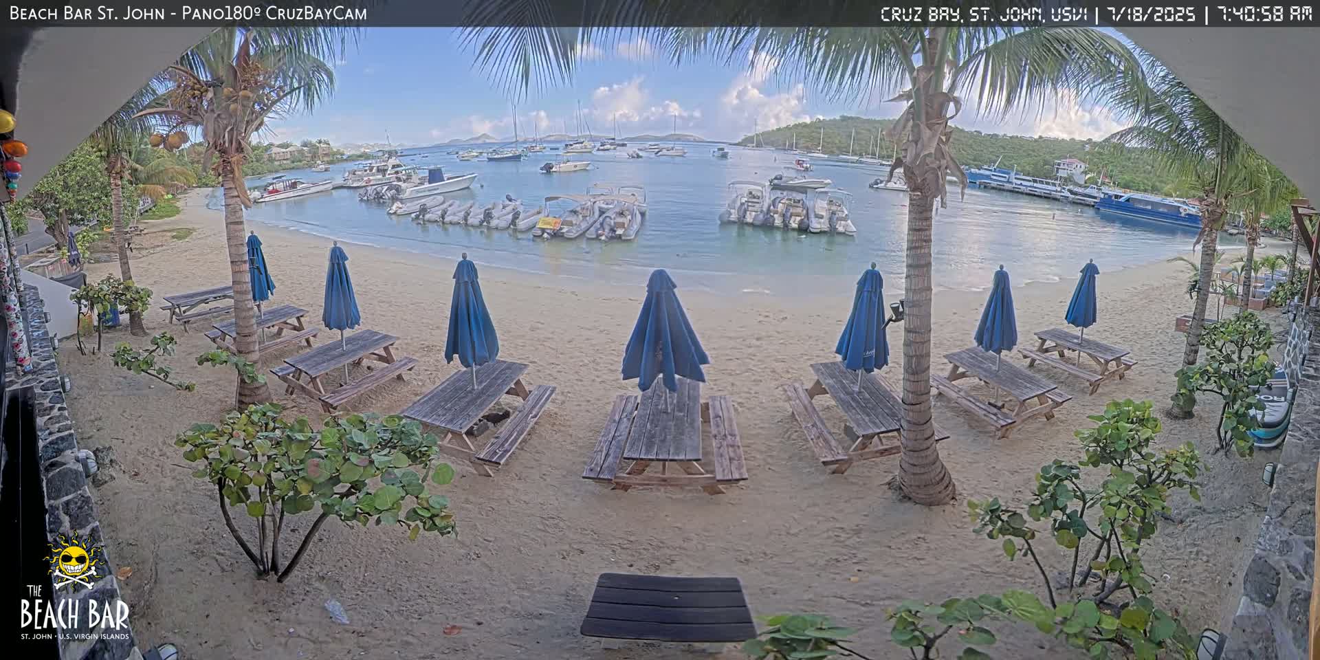 St. John, Cruz Bay Beach Live Cam -  Cruz Bay, St. John, United States Virgin Islands, USA