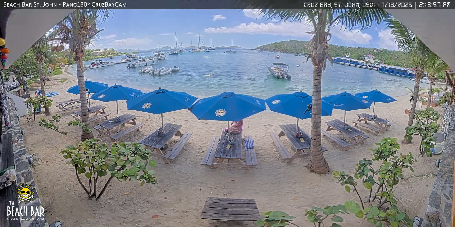 St. John, Cruz Bay Beach Live Cam -  Cruz Bay, St. John, United States Virgin Islands, USA