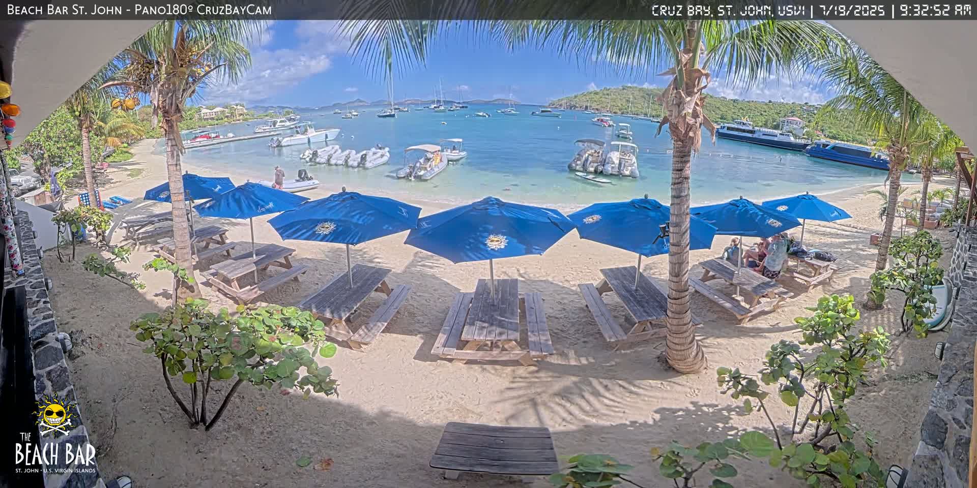 St. John, Cruz Bay Beach Live Cam -  Cruz Bay, St. John, United States Virgin Islands, USA