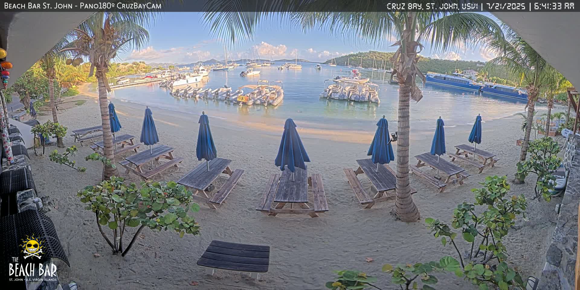 St. John, Cruz Bay Beach Live Cam -  Cruz Bay, St. John, United States Virgin Islands, USA