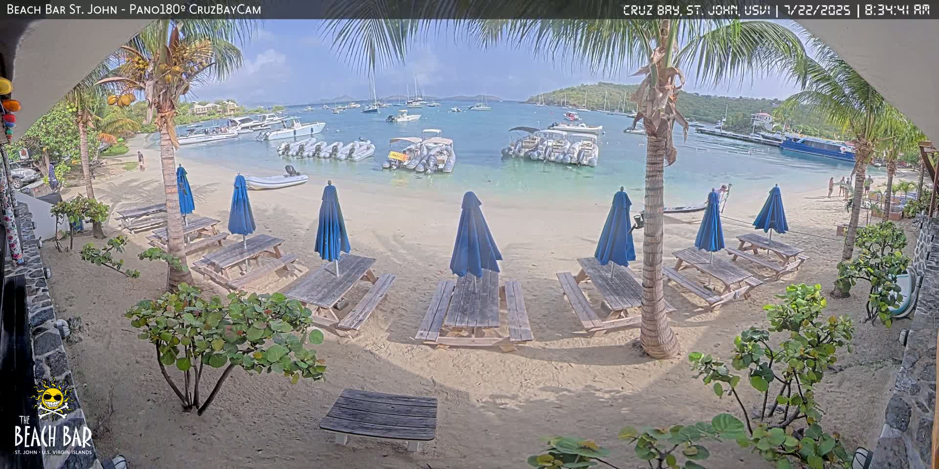 St. John, Cruz Bay Beach Live Cam -  Cruz Bay, St. John, United States Virgin Islands, USA