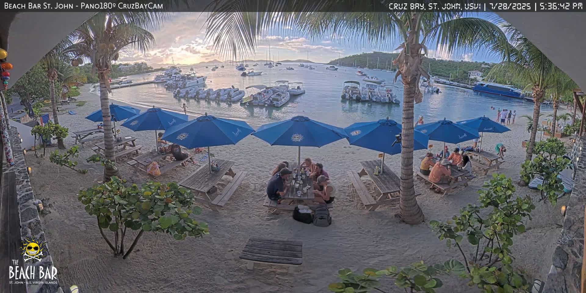 St. John, Cruz Bay Beach Live Cam -  Cruz Bay, St. John, United States Virgin Islands, USA