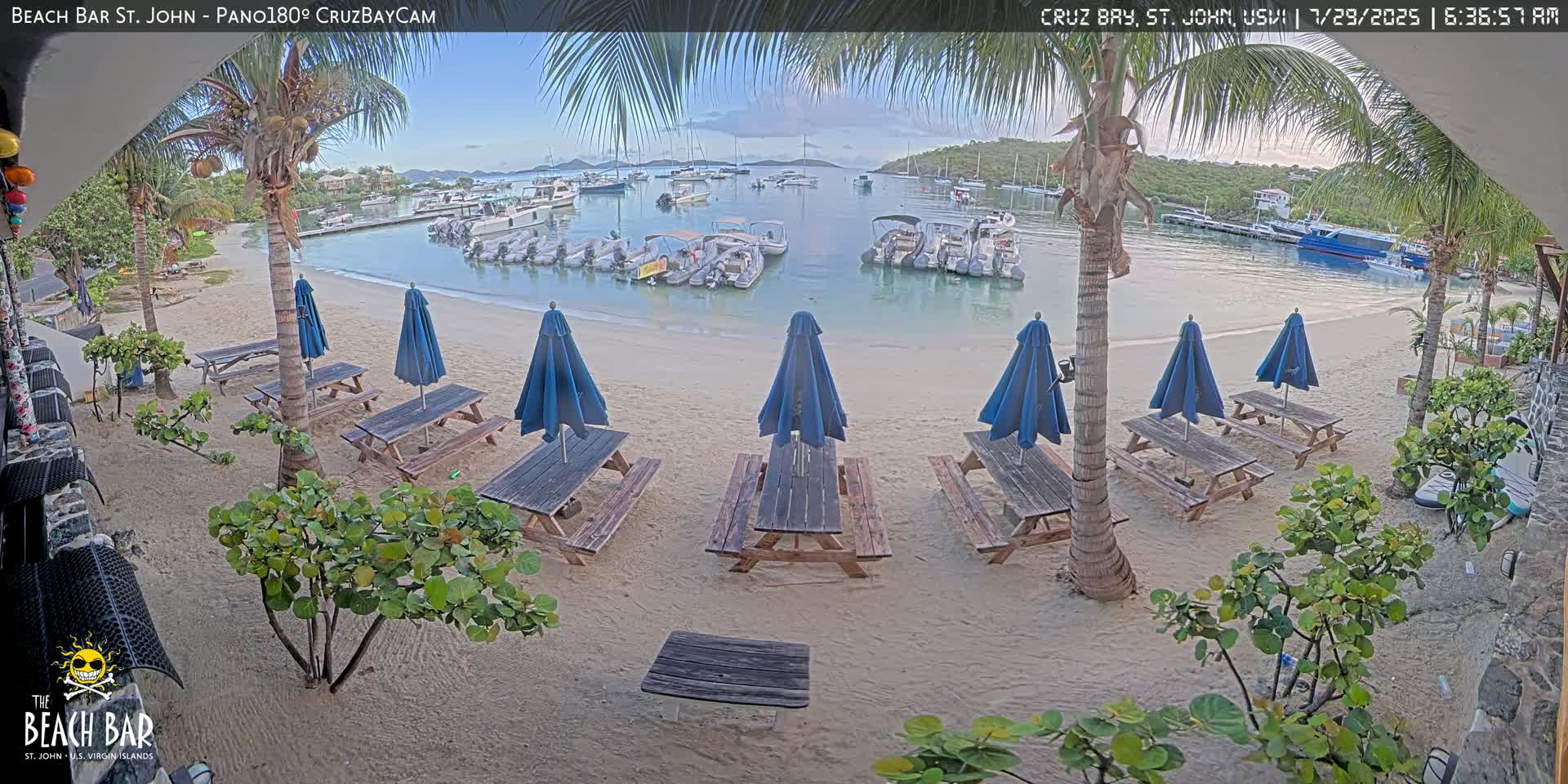 St. John, Cruz Bay Beach Live Cam -  Cruz Bay, St. John, United States Virgin Islands, USA