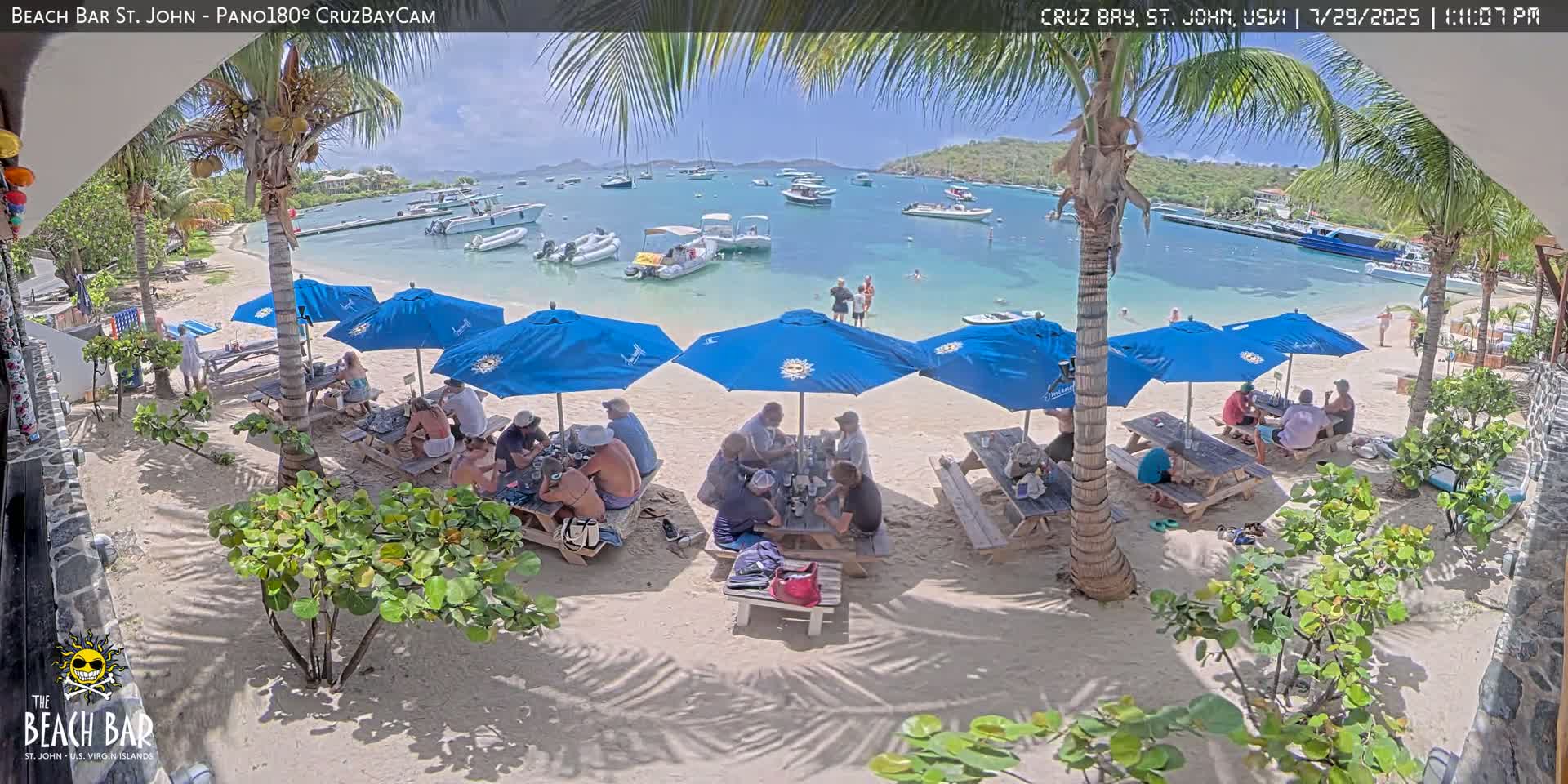 St. John, Cruz Bay Beach Live Cam -  Cruz Bay, St. John, United States Virgin Islands, USA