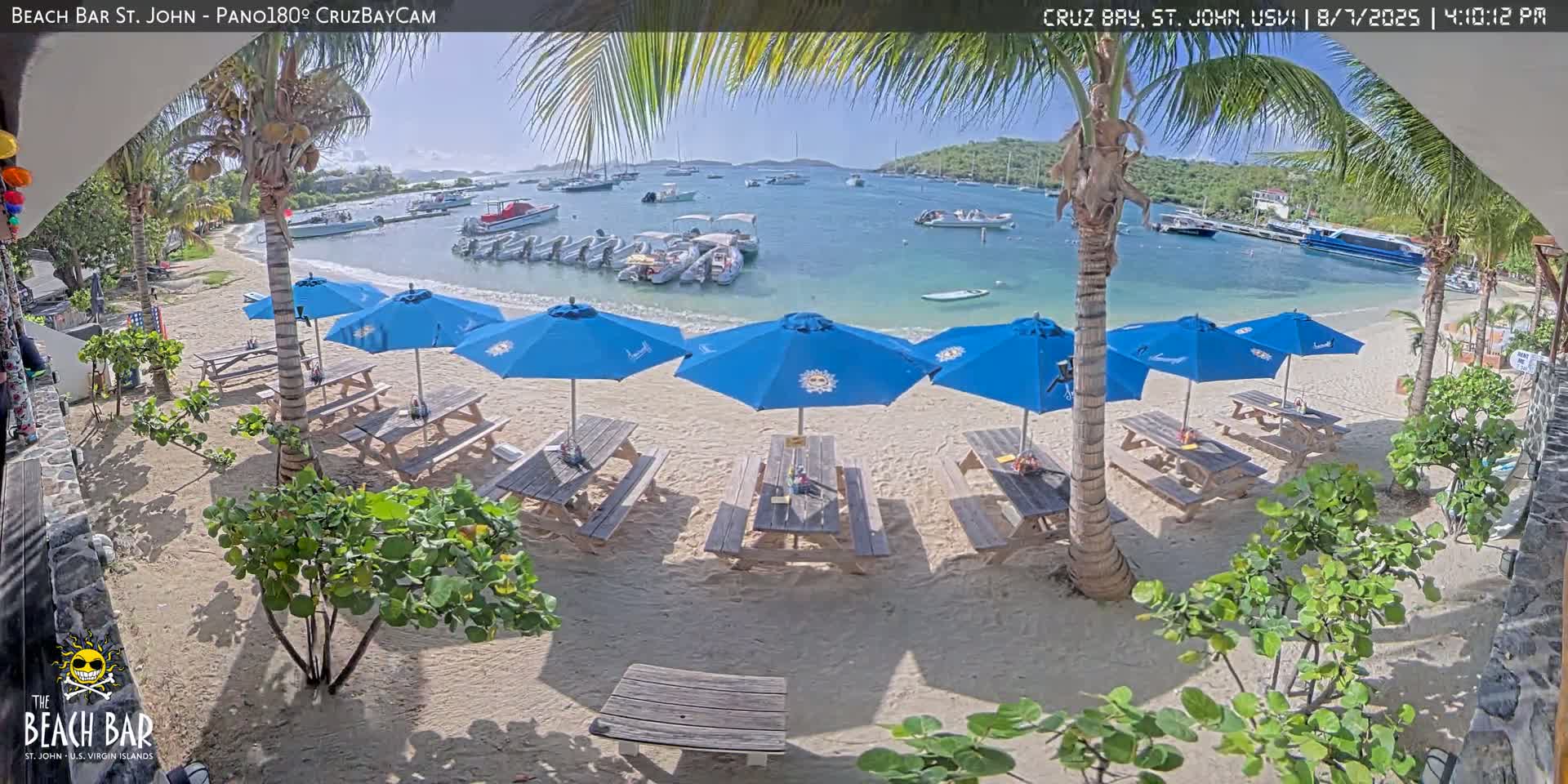 St. John, Cruz Bay Beach Live Cam -  Cruz Bay, St. John, United States Virgin Islands, USA