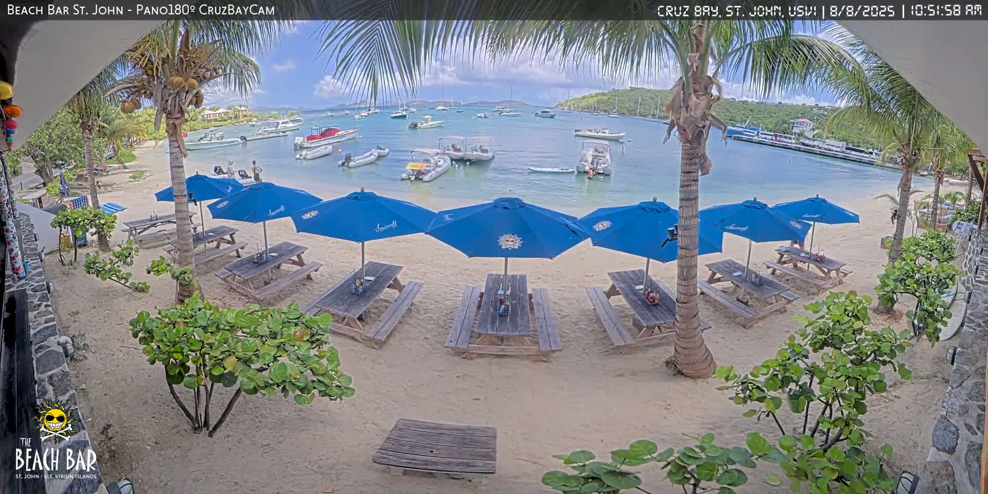 St. John, Cruz Bay Beach Live Cam -  Cruz Bay, St. John, United States Virgin Islands, USA